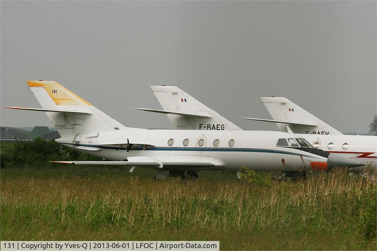 131, Dassault Falcon (Mystere) 20F C/N 131, Dassault Falcon 20F, Stored, Châteaudun Air Base (LFOC)