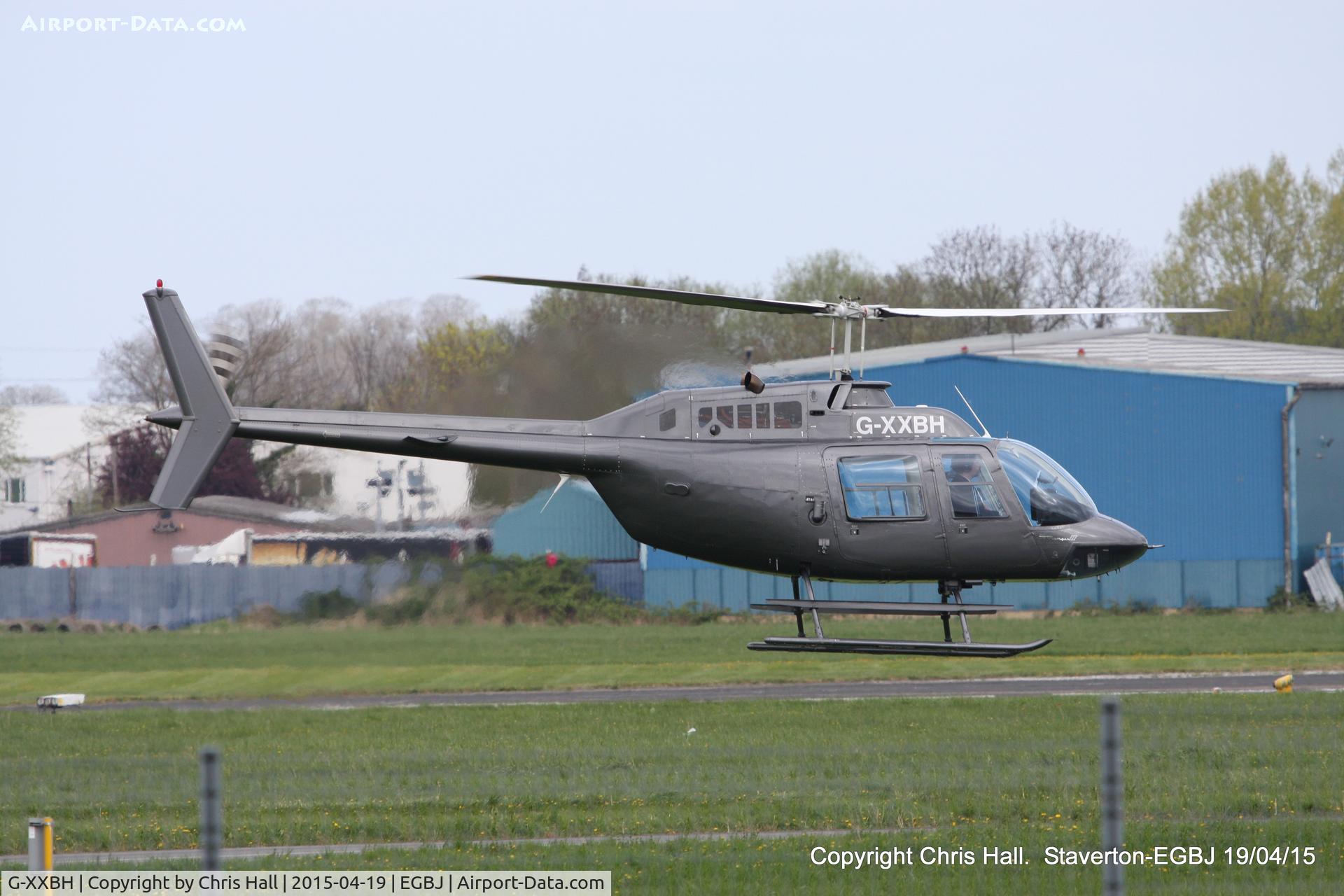 G-XXBH, 1980 Agusta AB-206B-3 JetRanger III C/N 8596, at Staverton