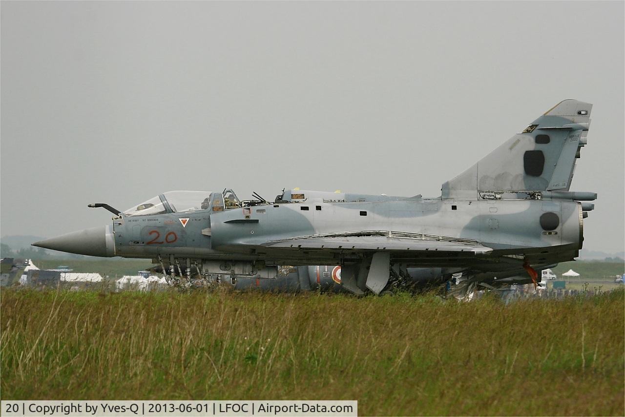 20, Dassault Mirage 2000C C/N 57, Dassault Mirage 2000C, Stored, Châteaudun Air Base (LFOC)