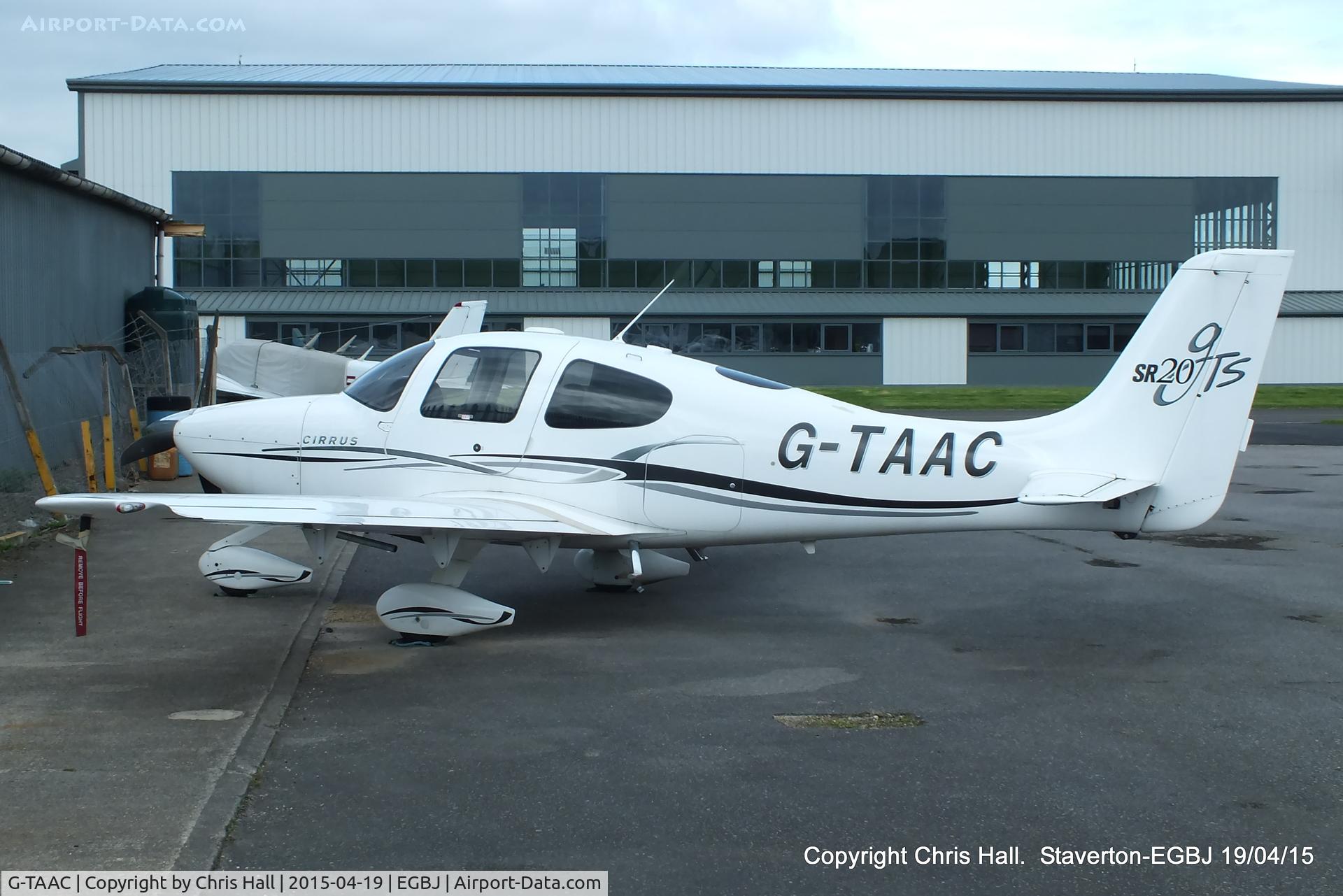 G-TAAC, 2006 Cirrus SR20 GTS C/N 1694, at Staverton