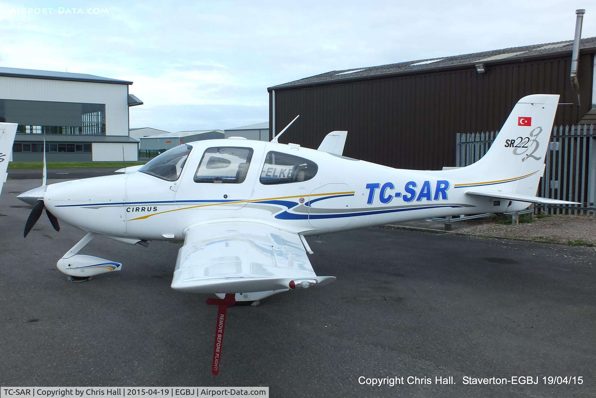 TC-SAR, 2004 Cirrus SR22 G2 C/N 1171, at Staverton
