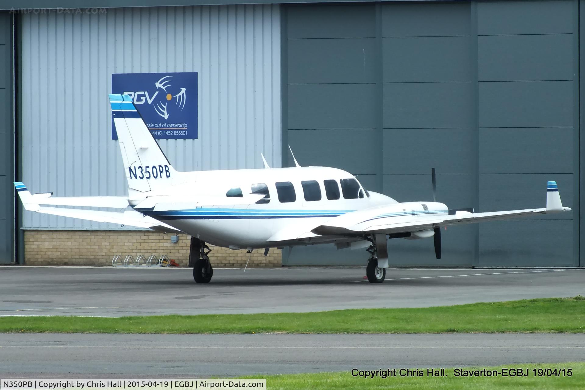 N350PB, 1982 Piper PA-31-350 Chieftain C/N 31-8252028, at Staverton