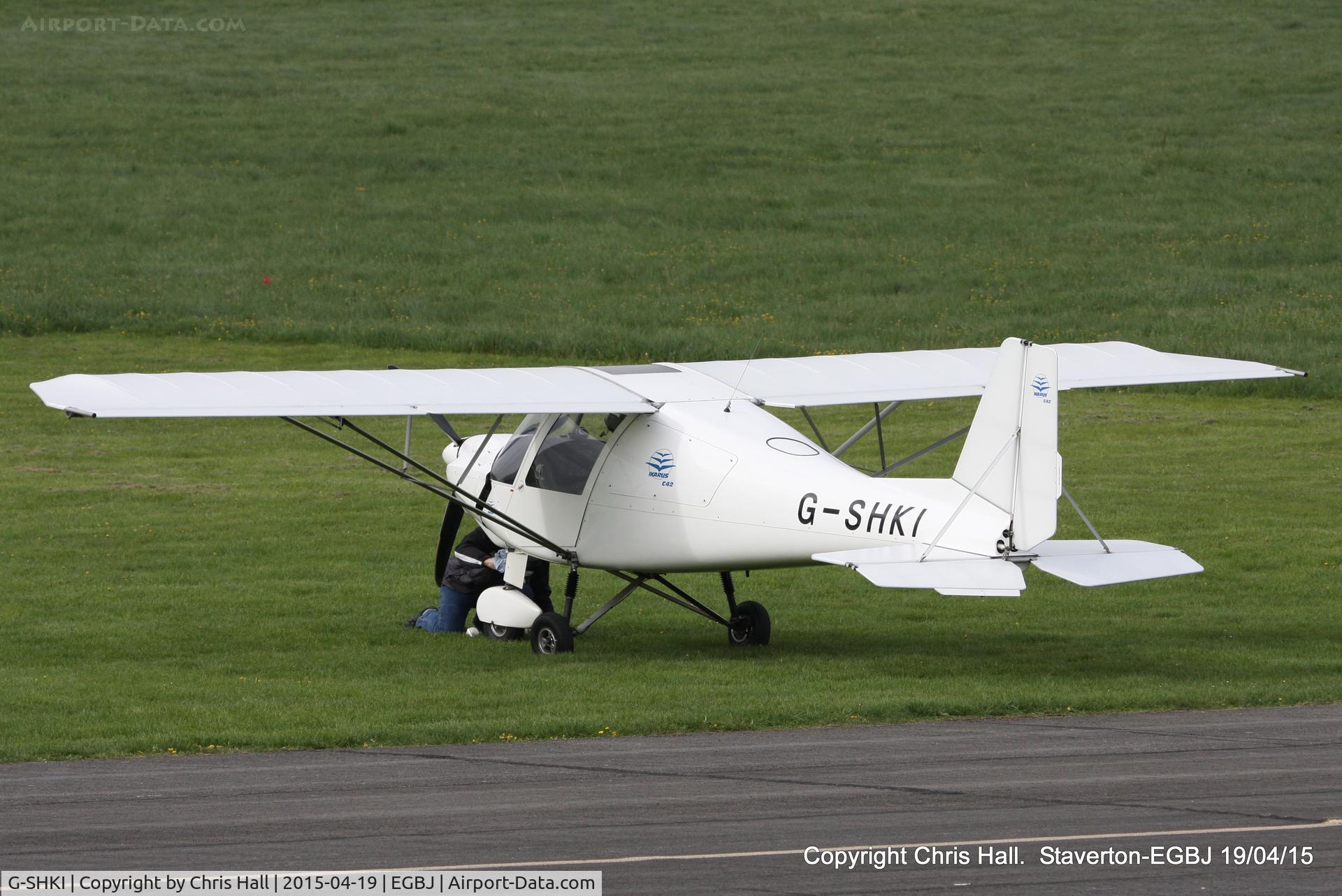 G-SHKI, 2013 Comco Ikarus C42 FB80 C/N 1311-7292, at Staverton