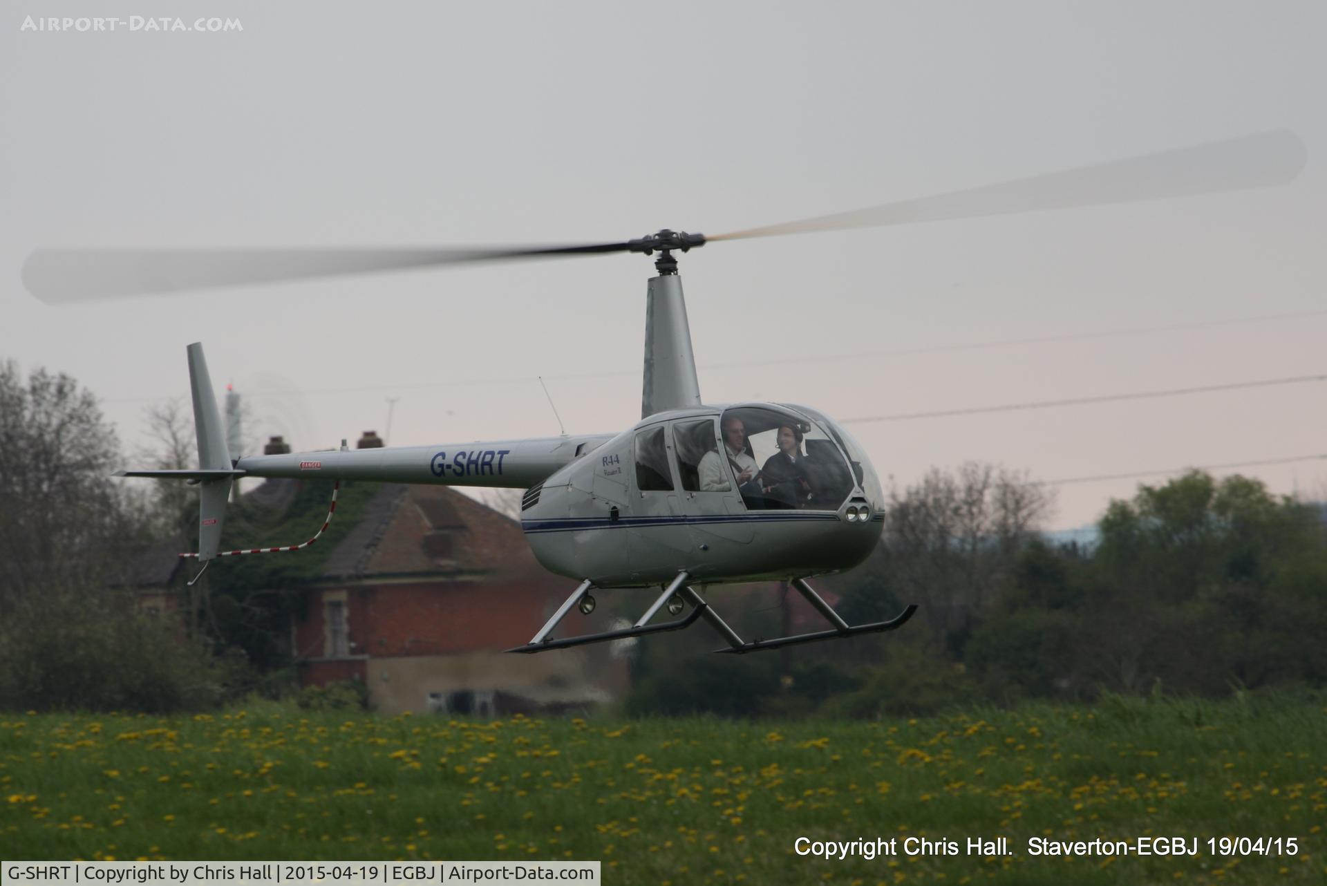 G-SHRT, 2004 Robinson R44 II C/N 10473, at Staverton
