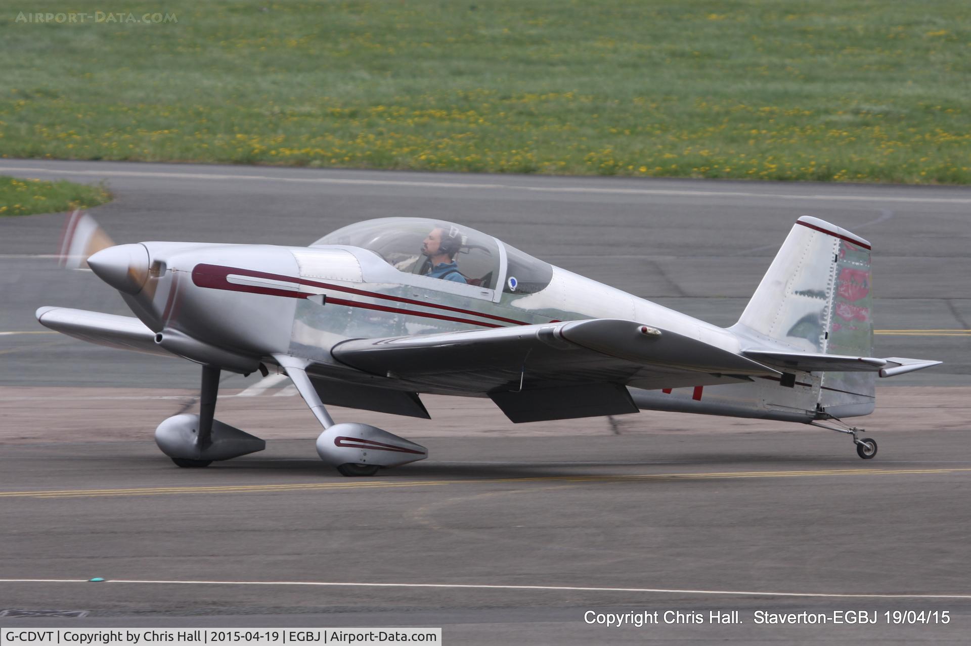 G-CDVT, 1991 Vans RV-6 C/N 20206, at Staverton