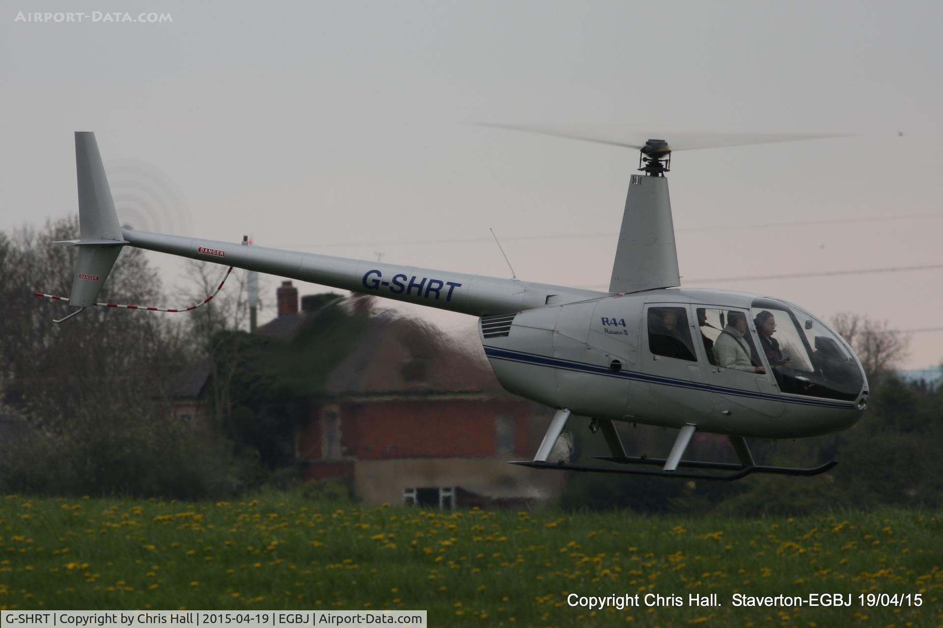 G-SHRT, 2004 Robinson R44 II C/N 10473, at Staverton