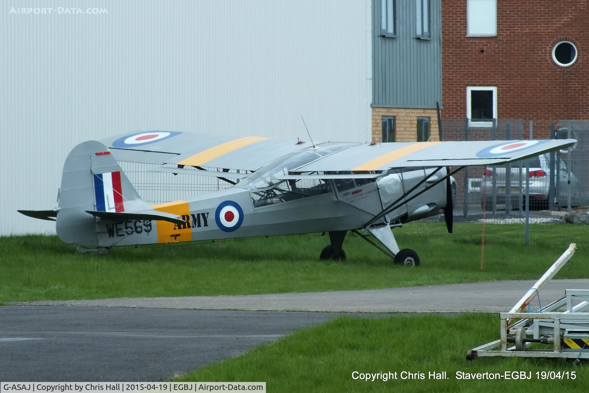 G-ASAJ, 1962 Beagle A-61 Terrier 2 C/N B.605, at Staverton
