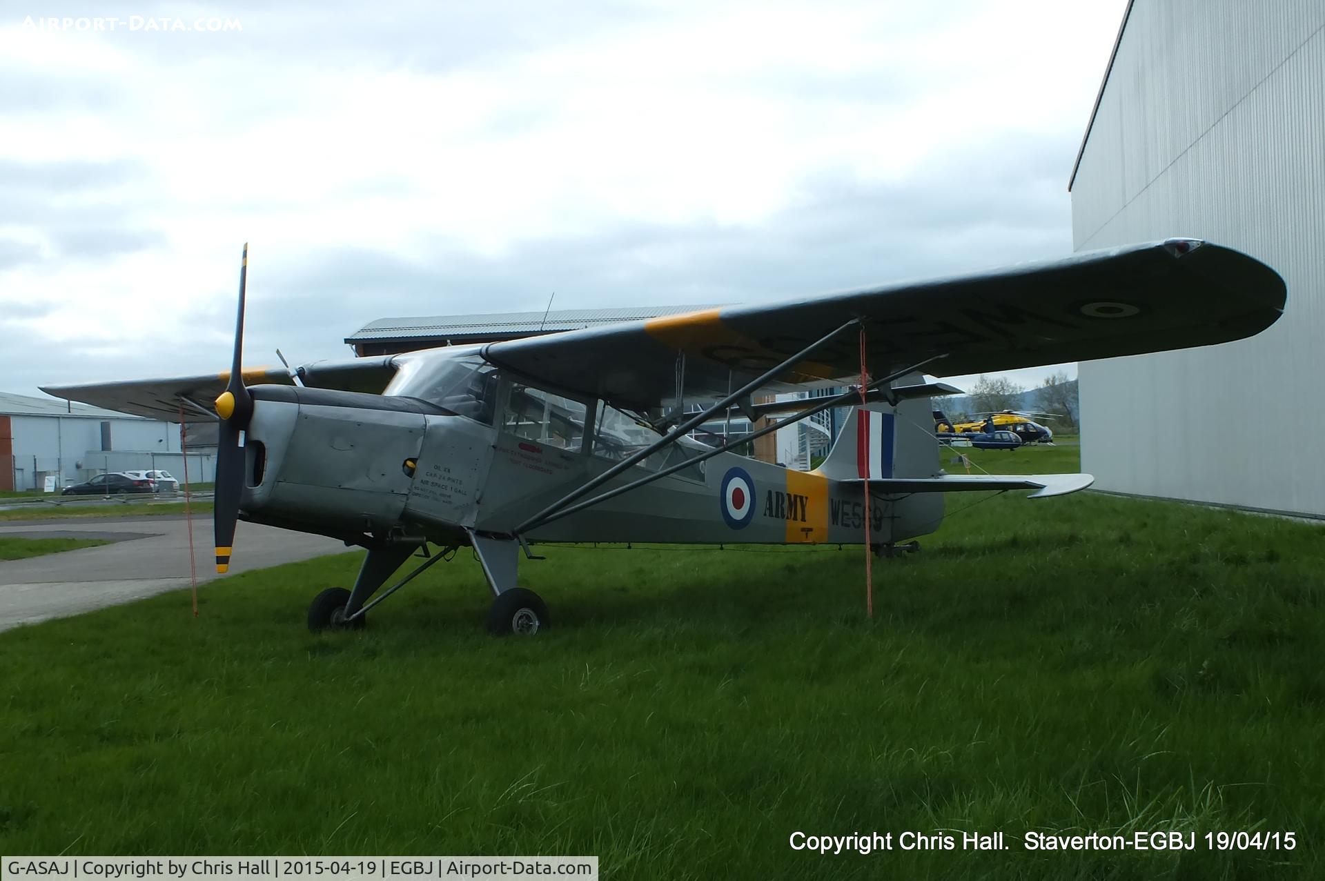 G-ASAJ, 1962 Beagle A-61 Terrier 2 C/N B.605, at Staverton