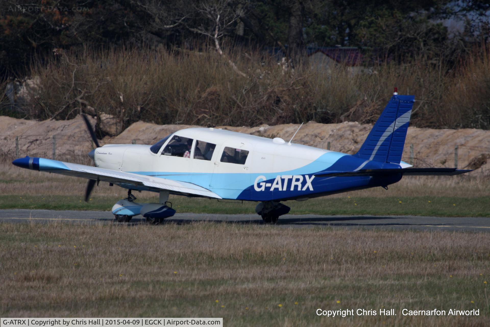 G-ATRX, 1966 Piper PA-32-260 Cherokee Six Cherokee Six C/N 32-390, at Caernarfon