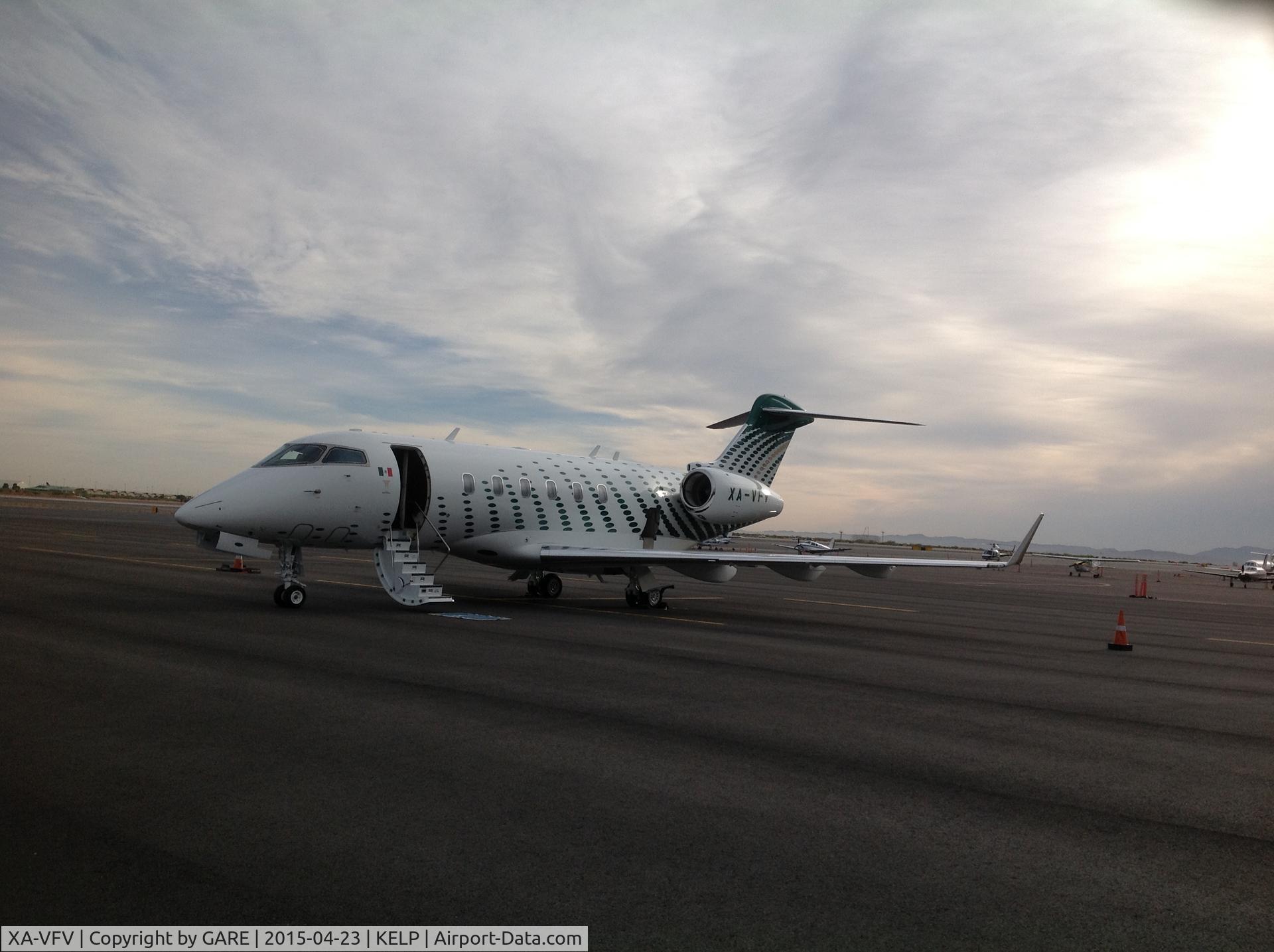 XA-VFV, Bombardier Challenger 300 (BD-100-1A10) C/N 20427, KELP-APR-23-2015