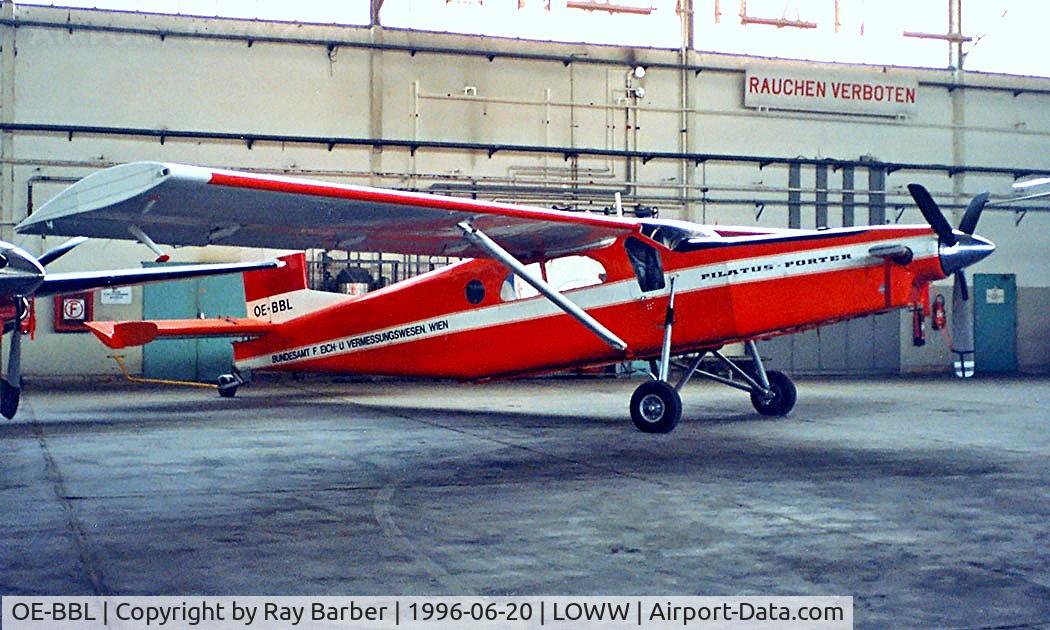 OE-BBL, Pilatus PC-6/B2-H2 Turbo Porter C/N 664, Pilatus PC-6/B2-H2 Turbo Porter [664] Vienna-Schwechat~OE 20/06/1996