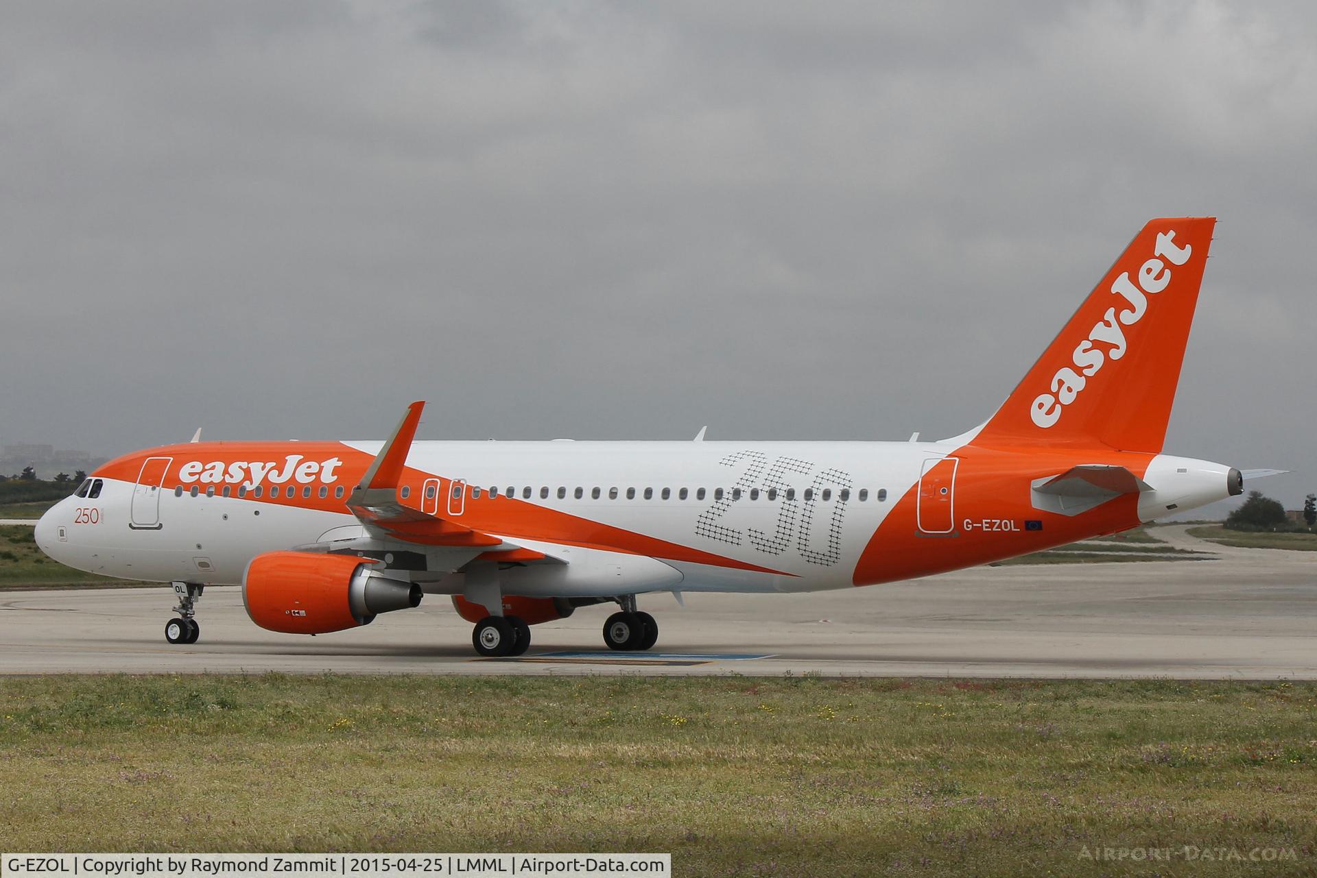 G-EZOL, 2015 Airbus A320-214 C/N 6572, A320 G-EZOL Easyjet