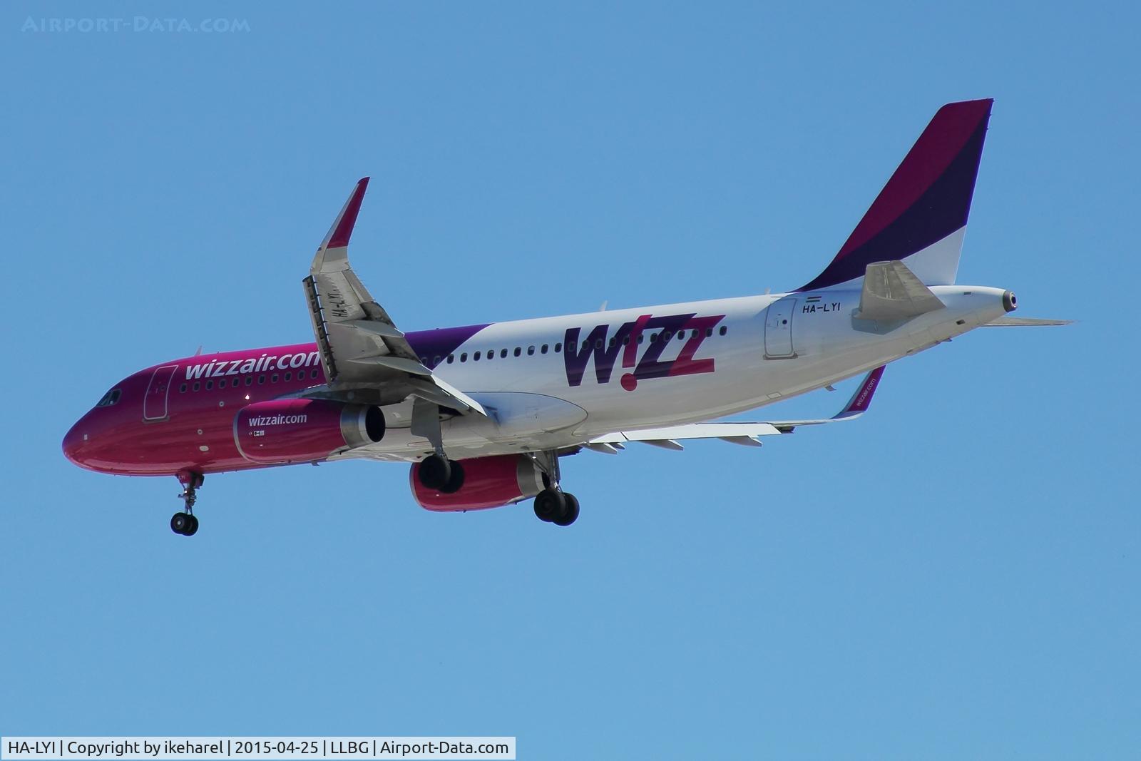 HA-LYI, 2014 Airbus A320-232 C/N 6352, Landing on runway 30, fly in from Romania.