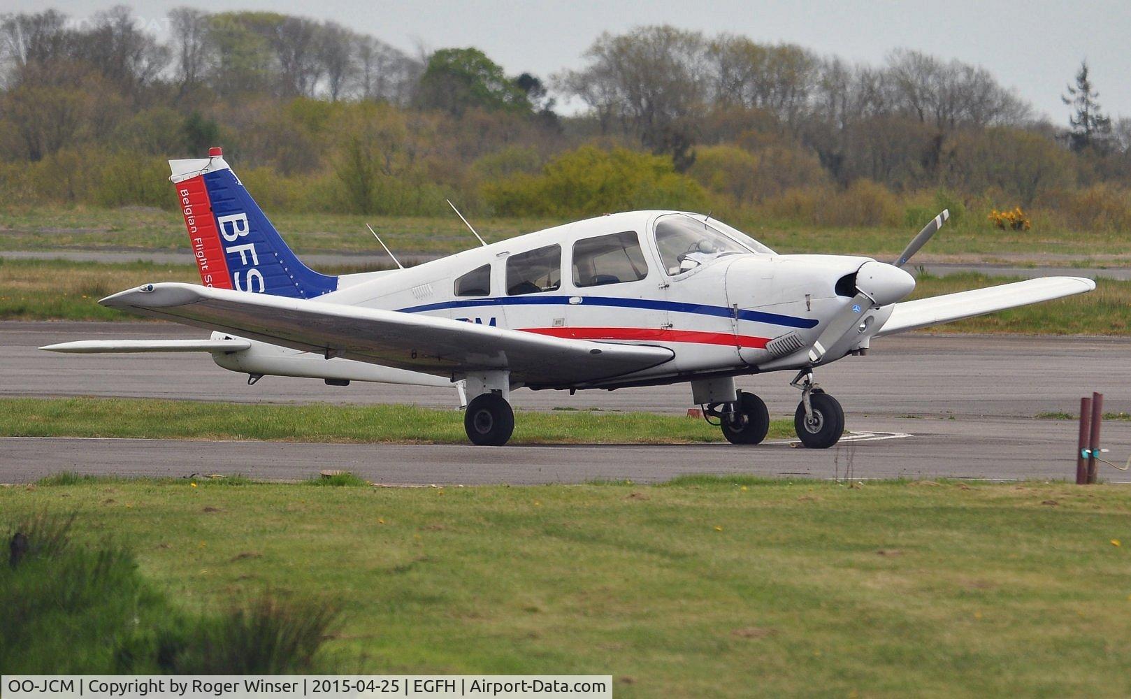 OO-JCM, 1979 Piper PA-28-181 Archer II C/N 28-7990499, Visiting Cherokee Archer II operated by the Belgian Flight School at Charleroi.