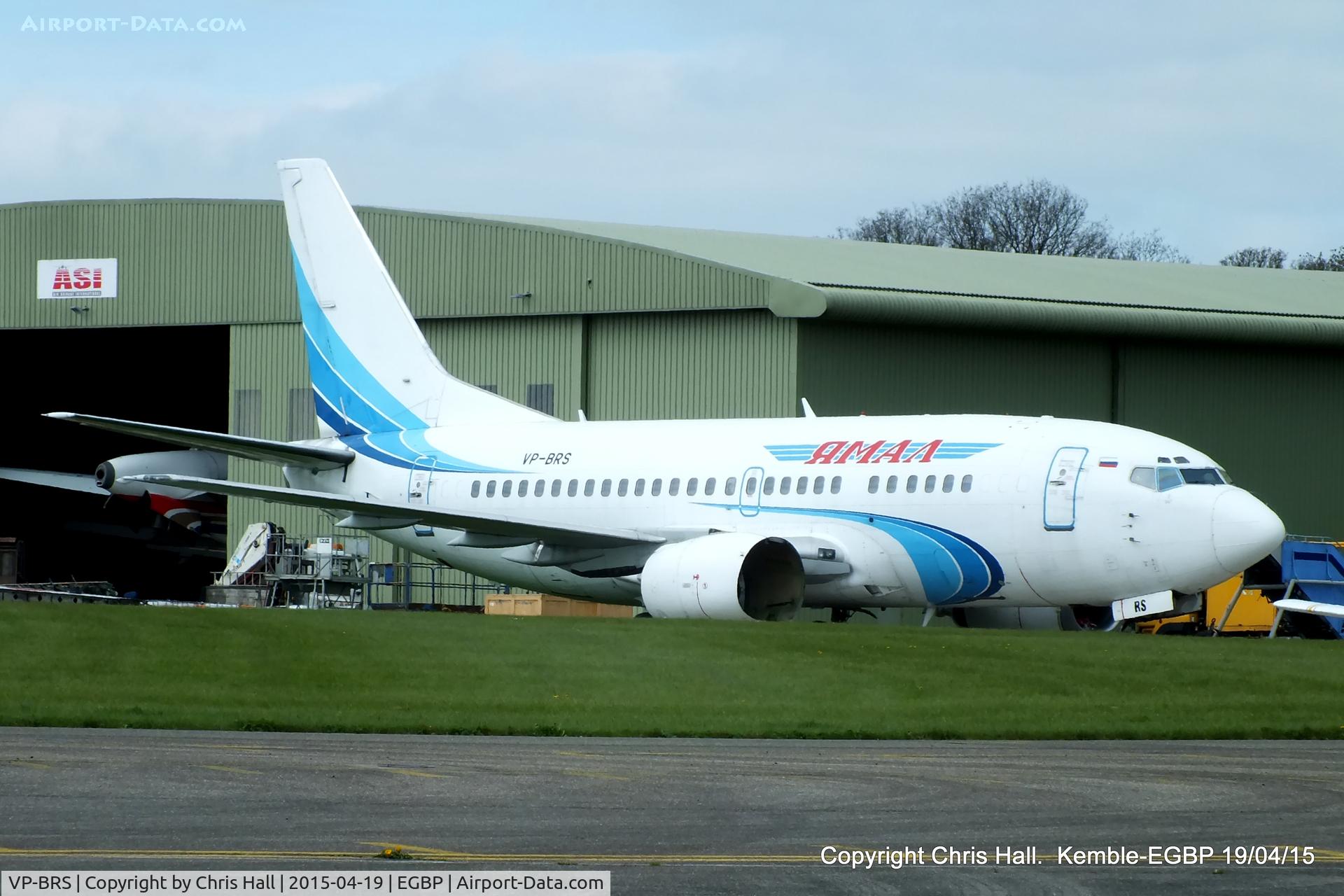 VP-BRS, 1991 Boeing 737-528 C/N 25231, ex Yamal Airlines, in storage at Kemble