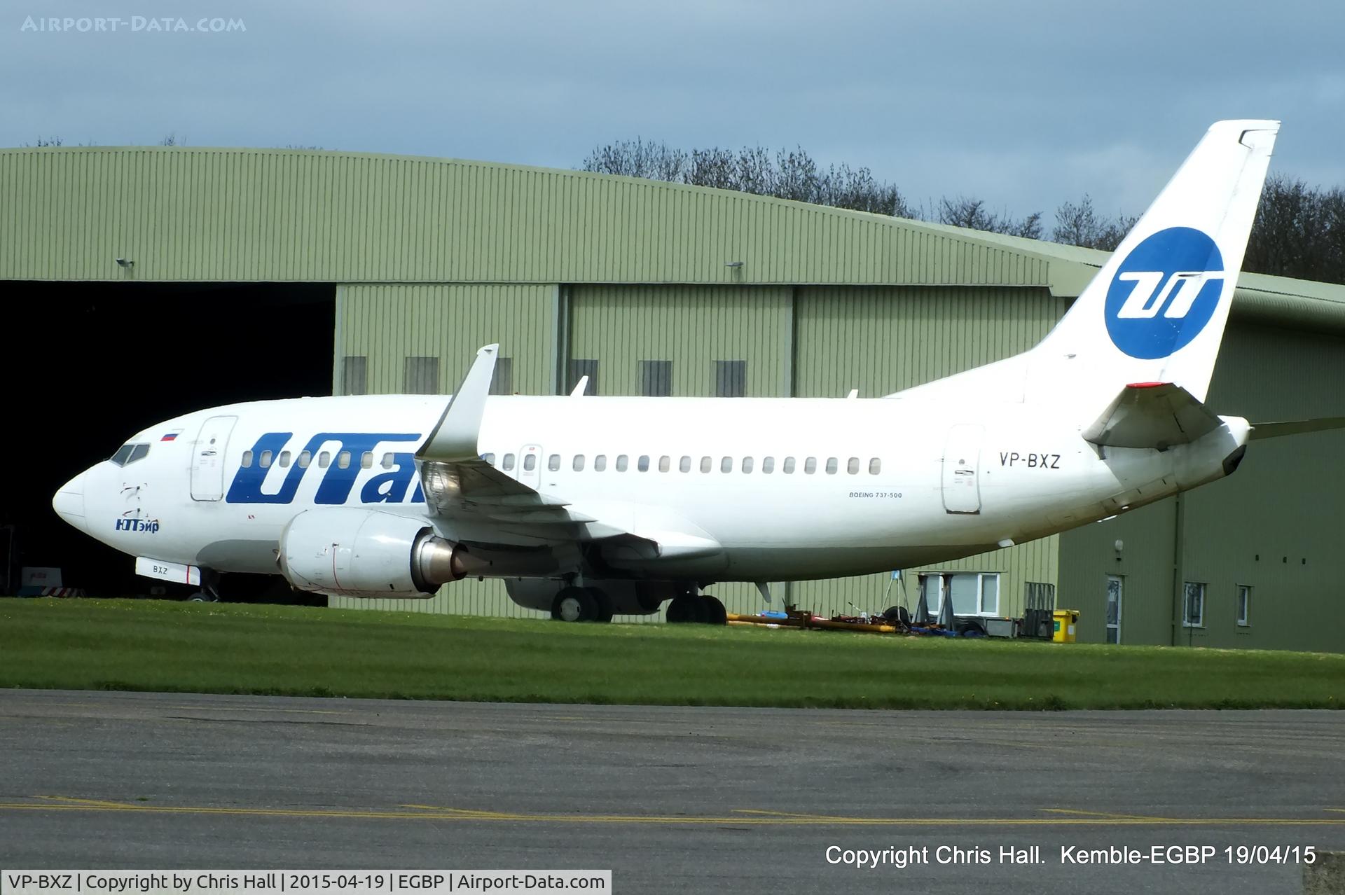 VP-BXZ, 1994 Boeing 737-524 C/N 27329, ex UTair Aviation, in storage at Kemble