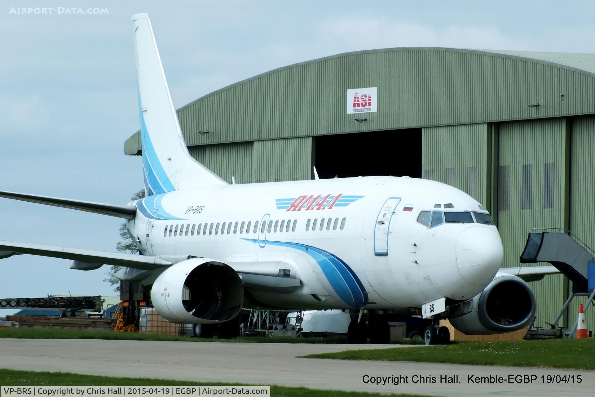 VP-BRS, 1991 Boeing 737-528 C/N 25231, ex Yamal Airlines, in storage at Kemble