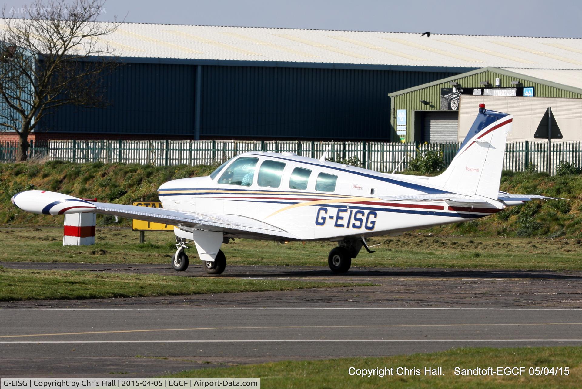G-EISG, 1998 Beech A36 Bonanza 36 C/N E-3212, at Sandtoft