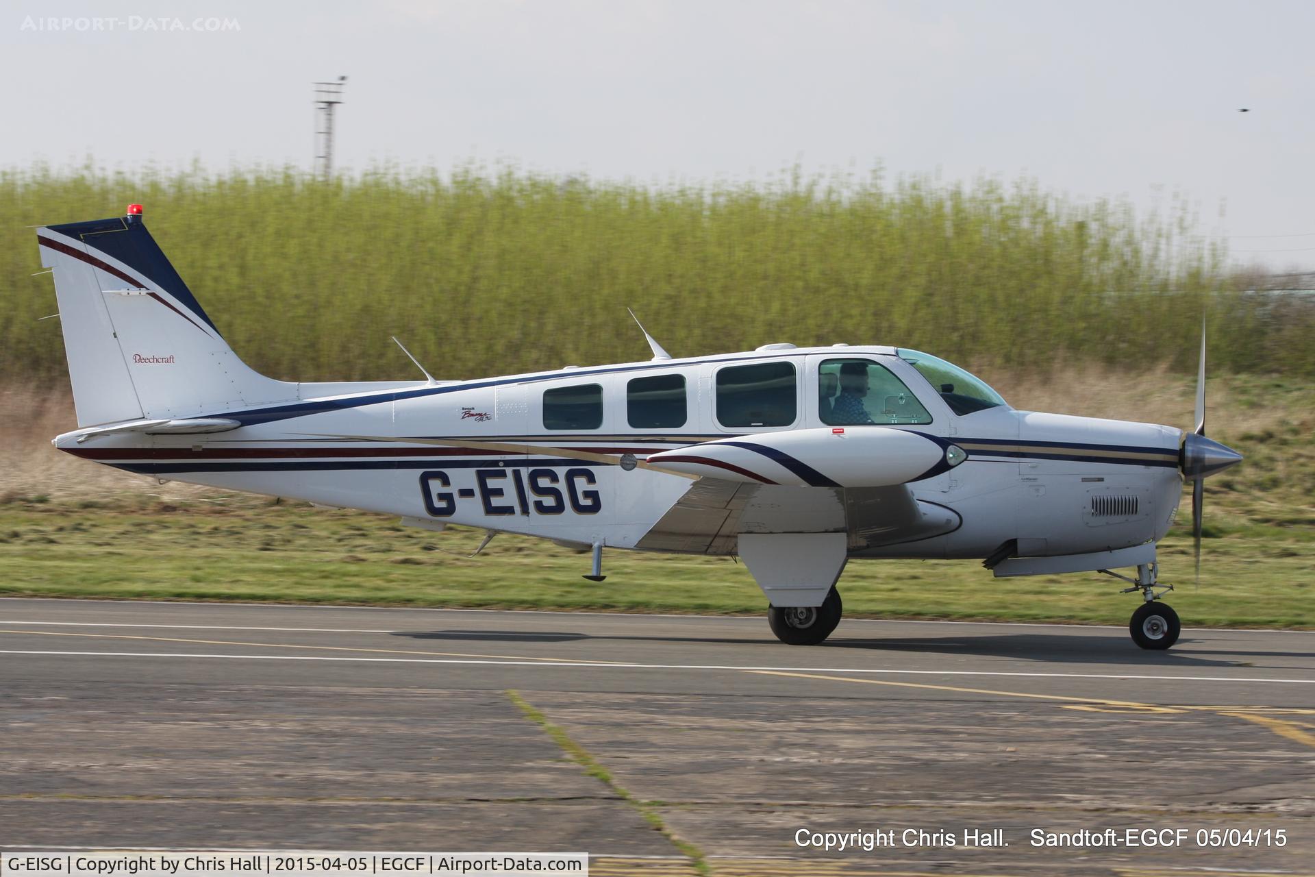 G-EISG, 1998 Beech A36 Bonanza 36 C/N E-3212, at Sandtoft