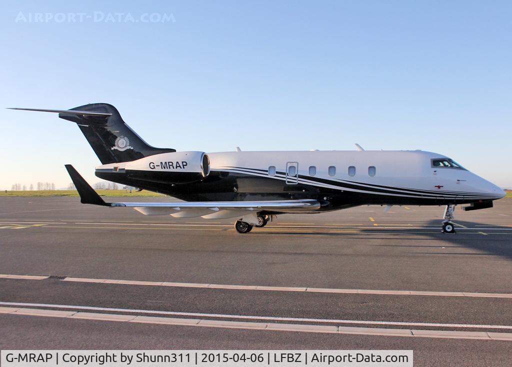 G-MRAP, 2004 Bombardier Challenger 300 (BD-100-1A10) C/N 20023, Parked at the General Aviation area...