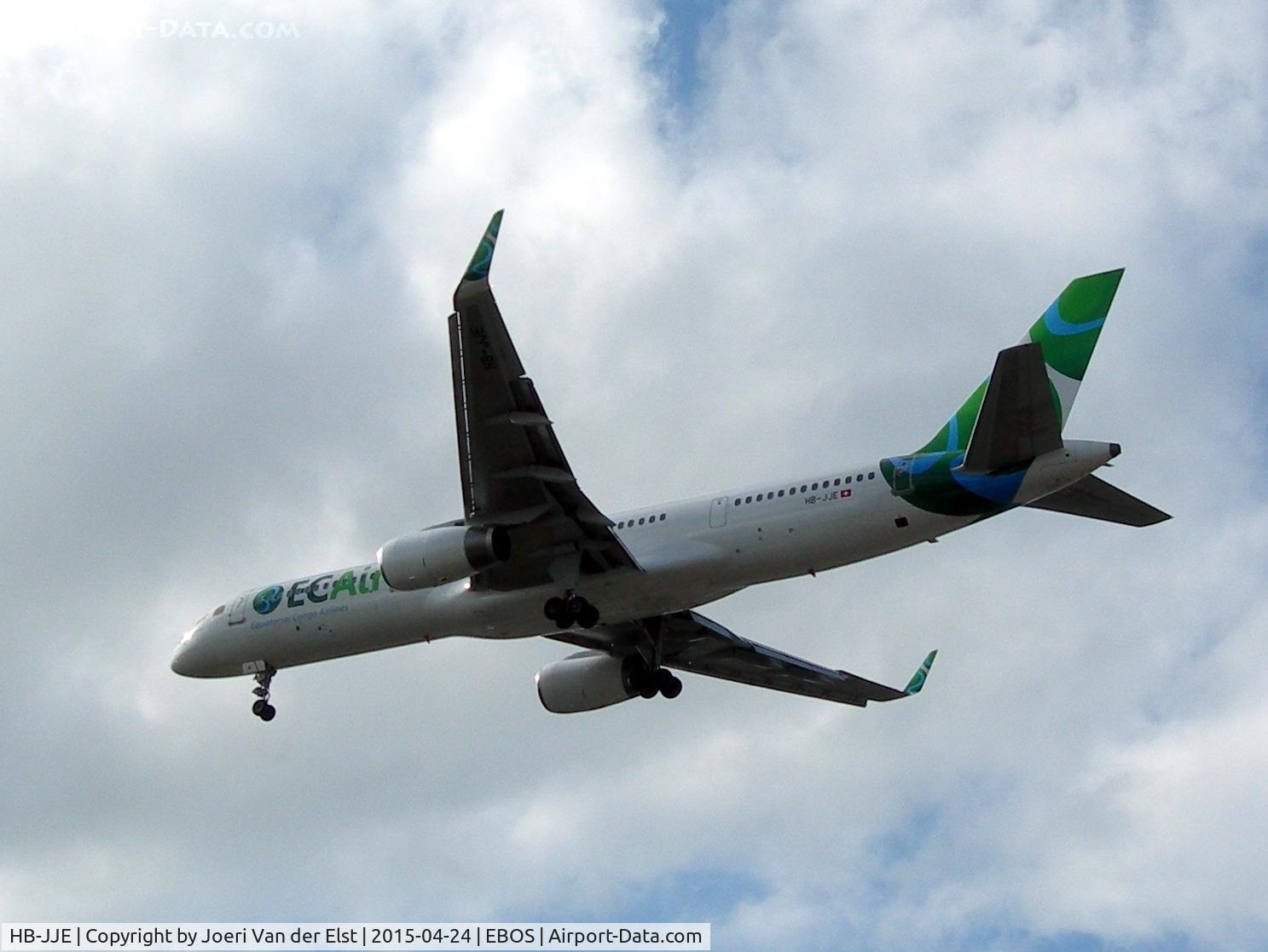 HB-JJE, 1994 Boeing 757-204 C/N 27219, Final approach rway 26