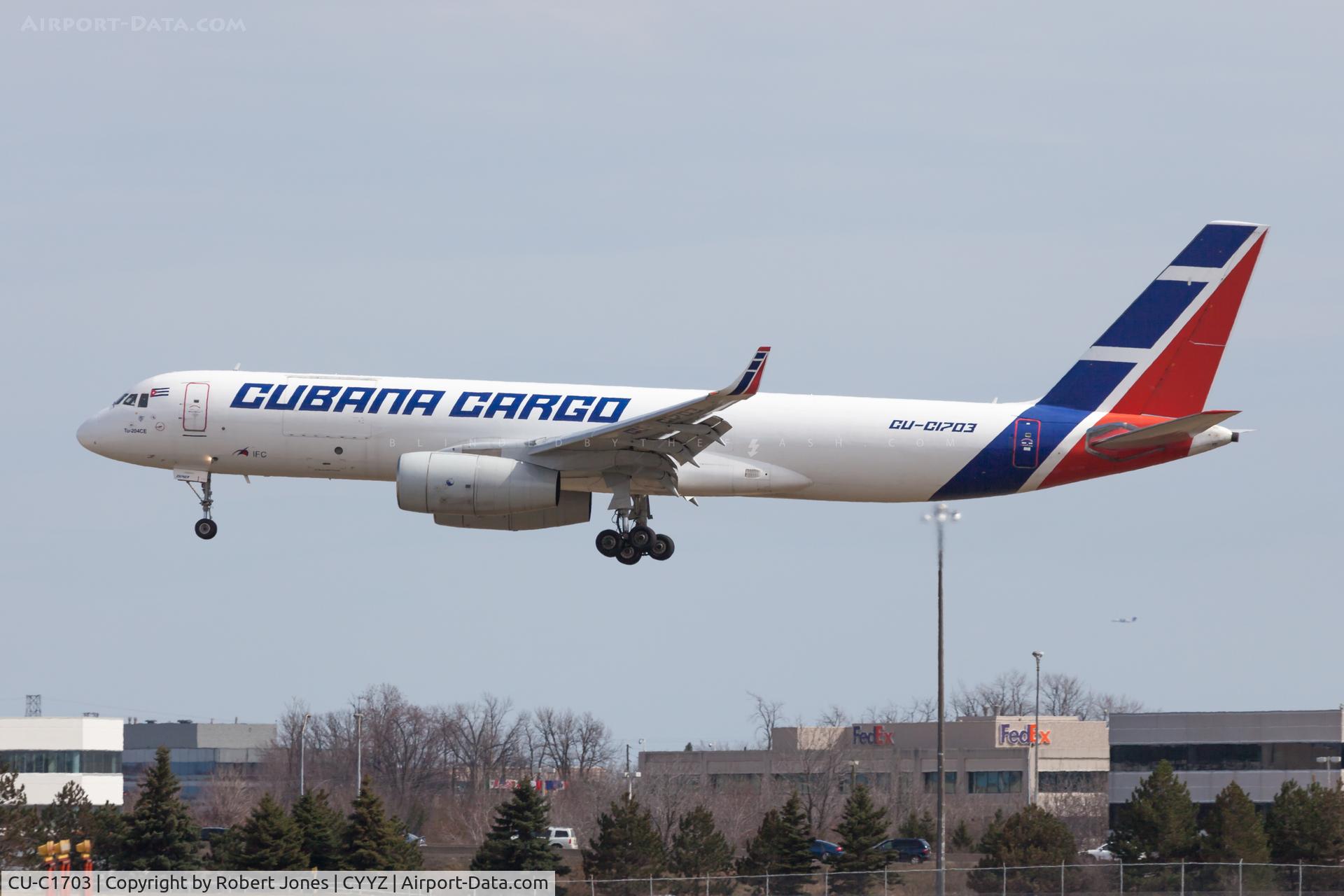 CU-C1703, 2008 Tupolev Tu-204CE C/N 145074-64037, At Toronto Pearson