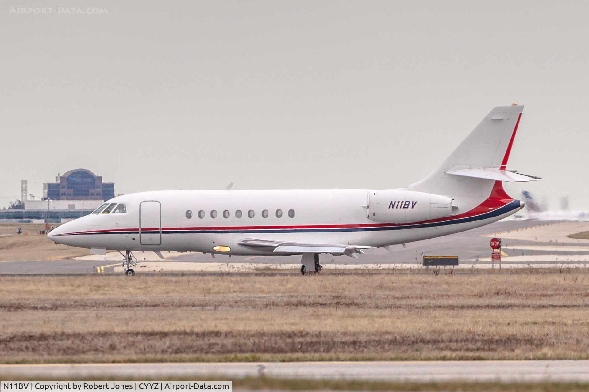 N11BV, 1995 Dassault Falcon 2000 C/N 21, At Toronto Pearson