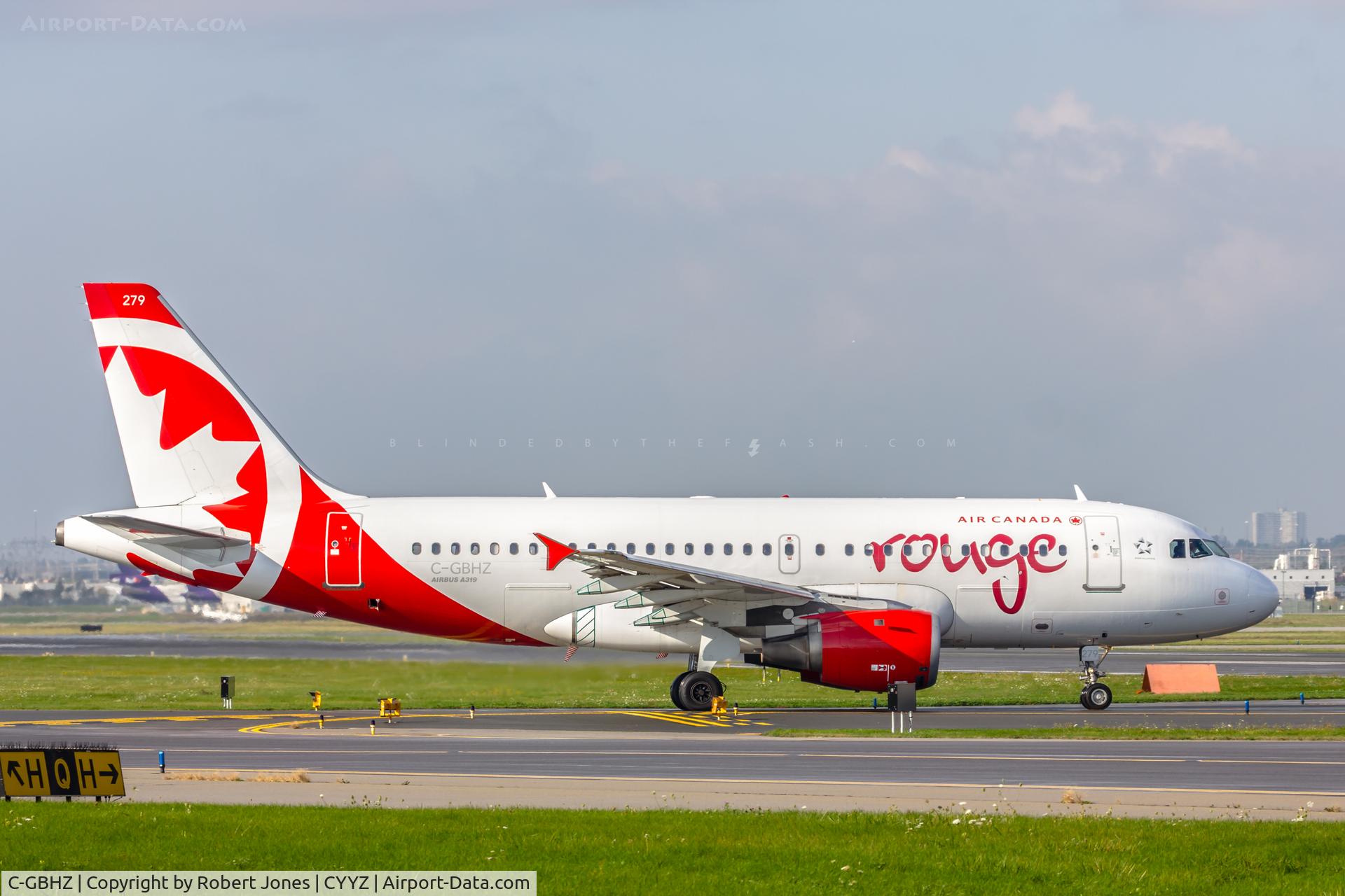 C-GBHZ, 1998 Airbus A319-114 C/N 813, At Toronto Pearson