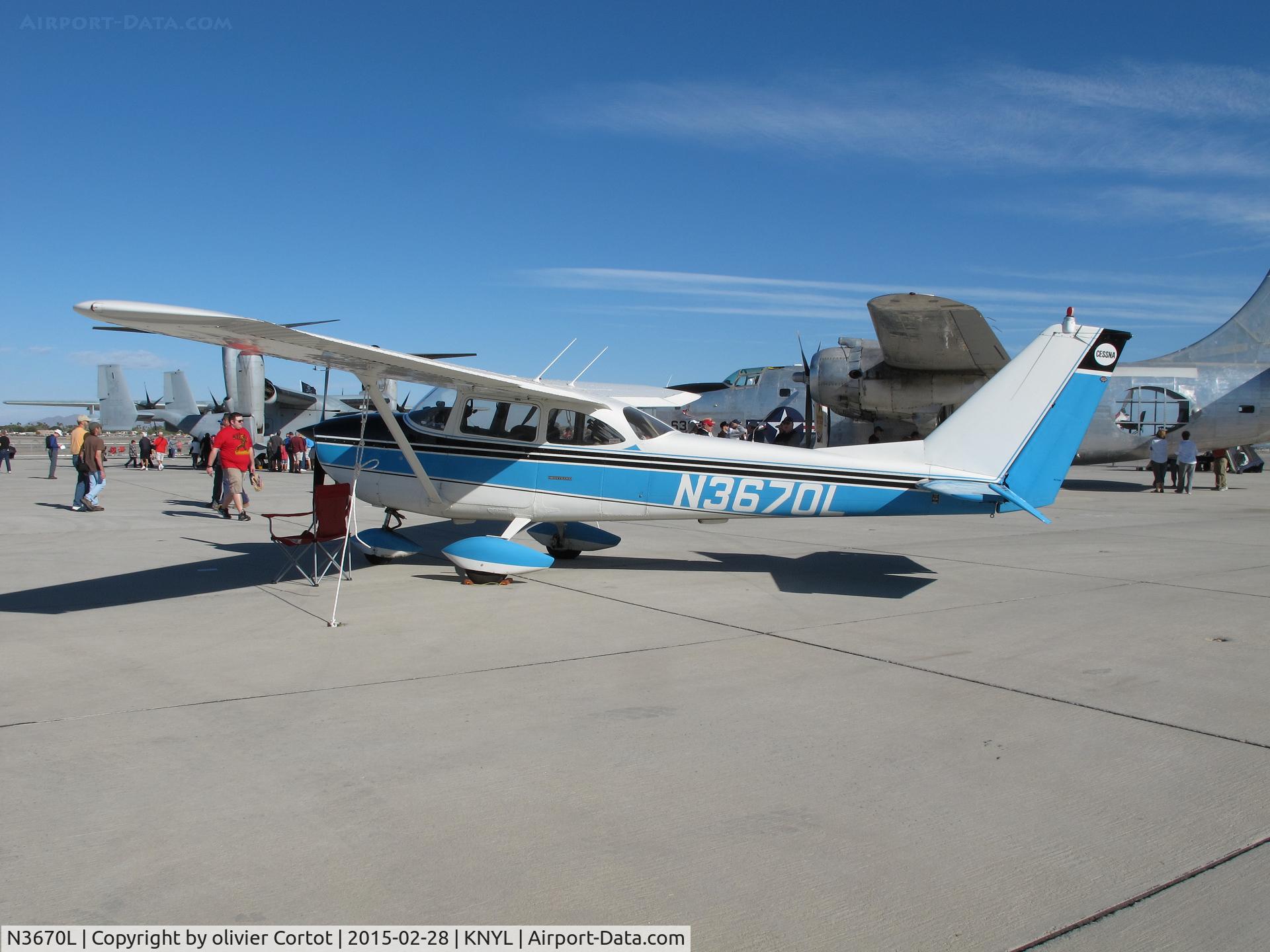 N3670L, 1965 Cessna 172G C/N 17253839, yuma airshow