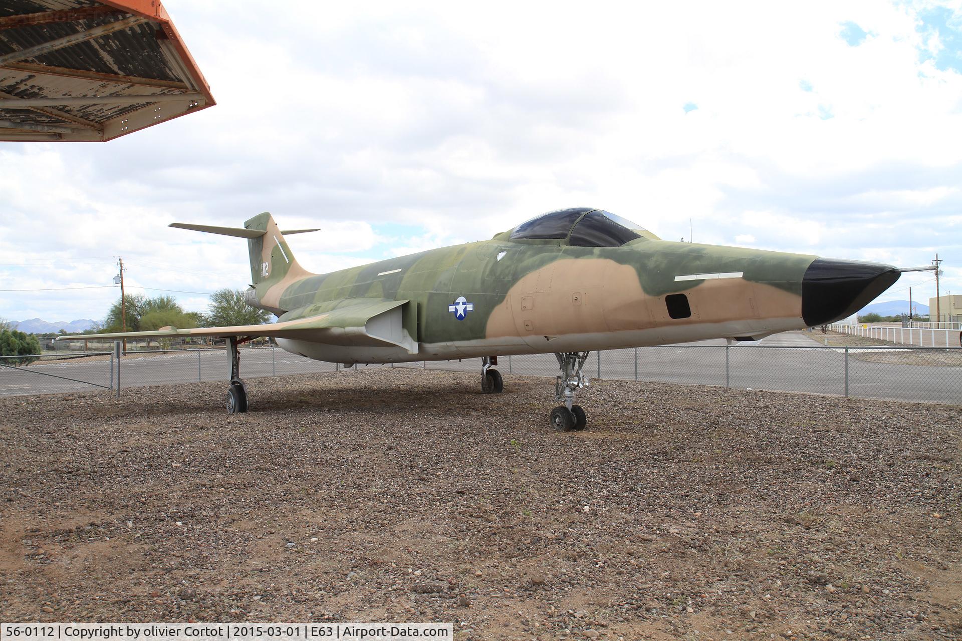 56-0112, 1956 McDonnell RF-101C Voodoo C/N 352, Gila bend airport