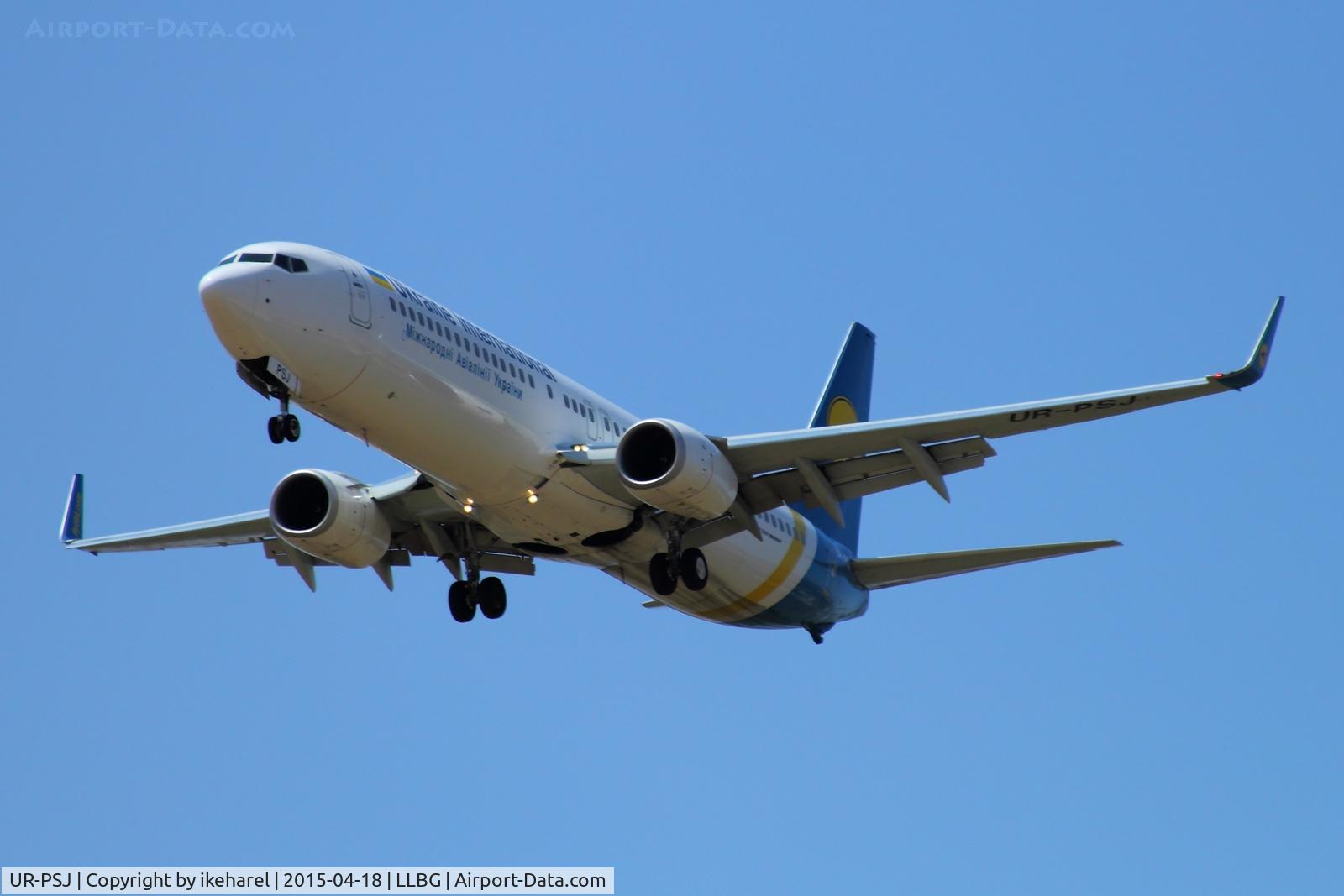 UR-PSJ, 2013 Boeing 737-9KV C/N 41535, Fly in from Kiev, landing runway 12.