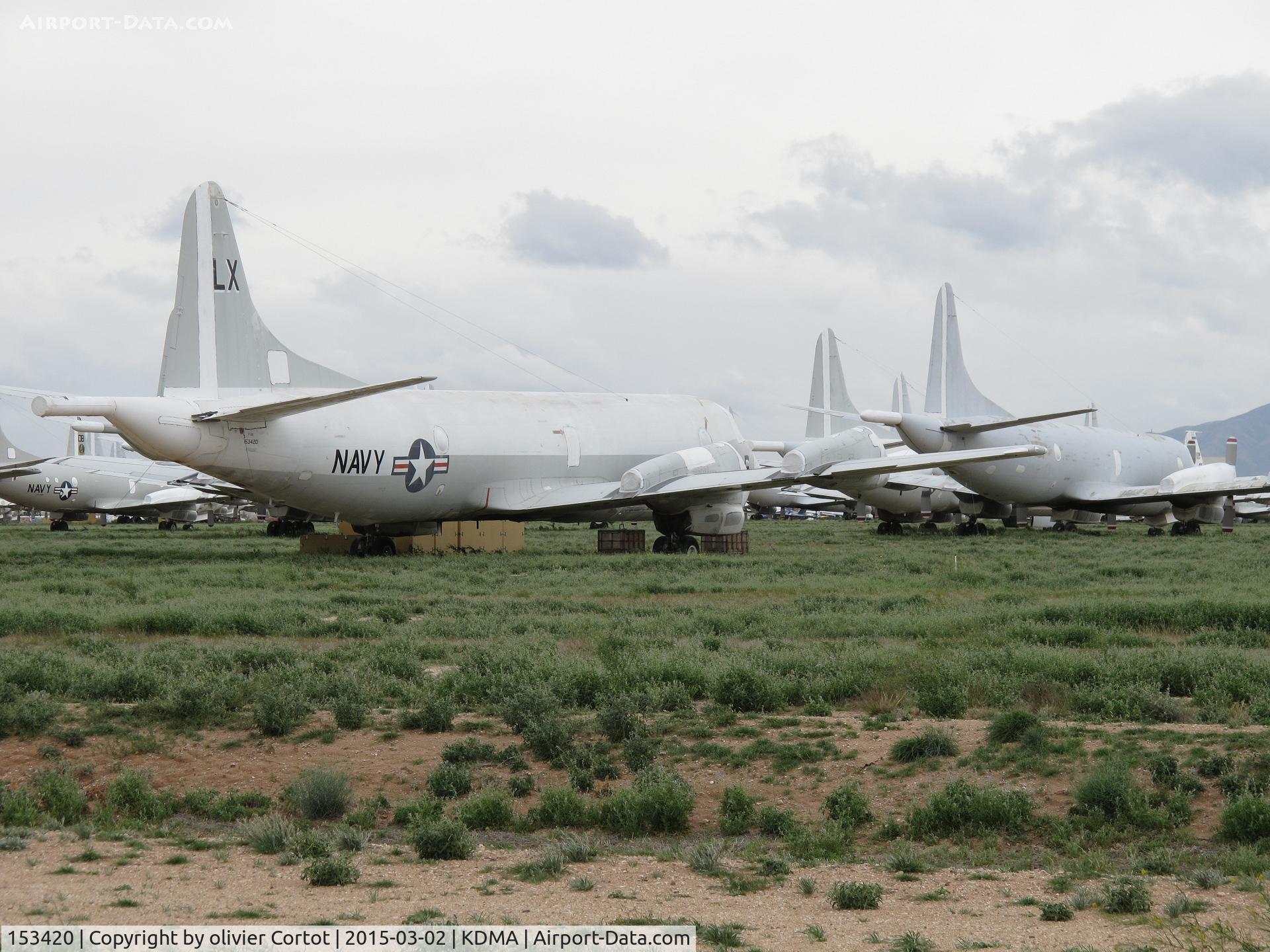 153420, Lockheed P-3B Orion C/N 185-5217, AMARG storage