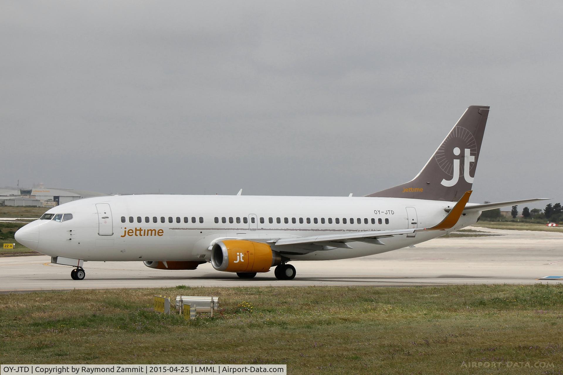 OY-JTD, 1990 Boeing 737-3Y0 C/N 24678, B737-300 OY-JTD Jettime