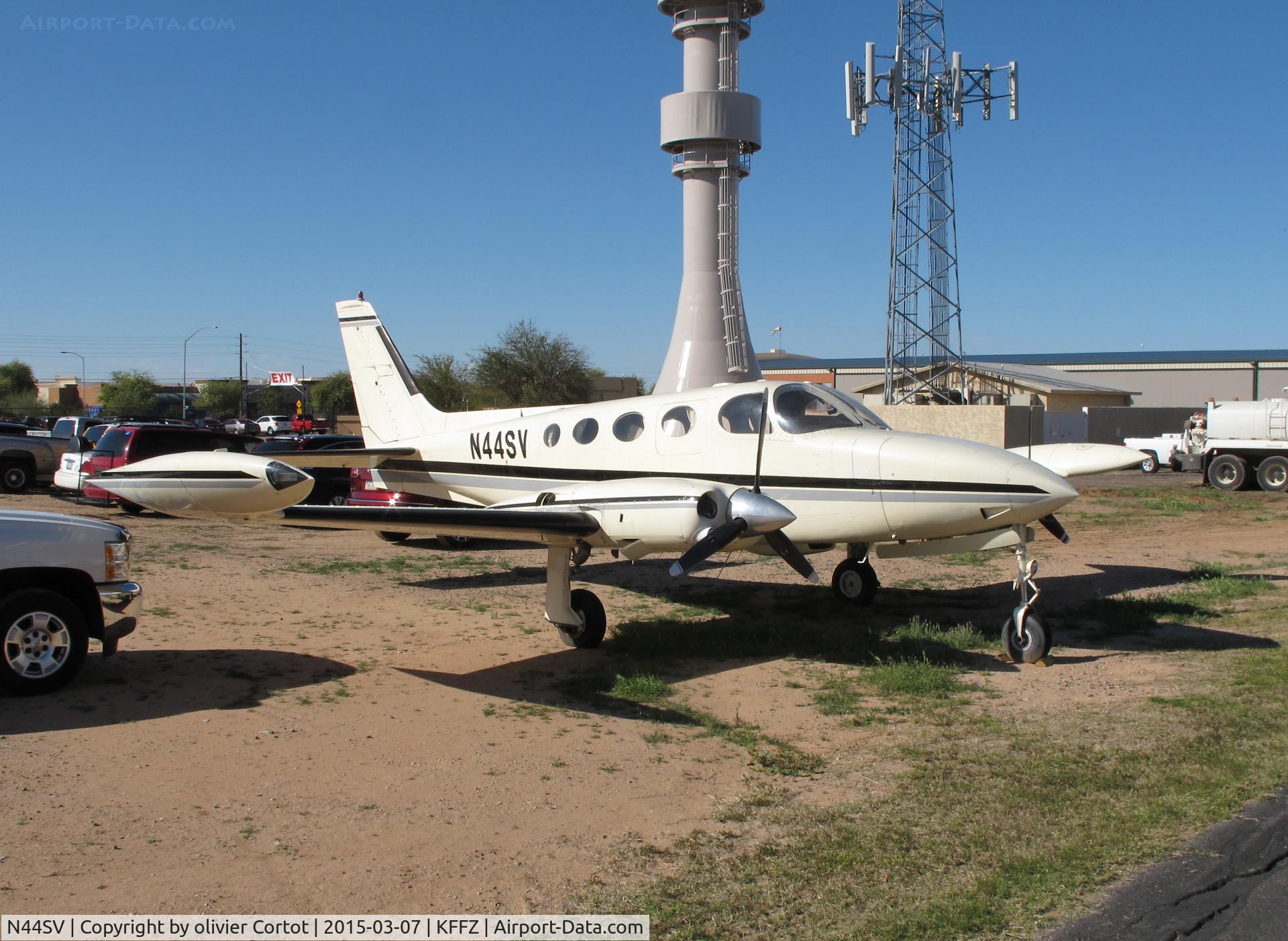 N44SV, 1971 Cessna 340 C/N 340-0032, Mesa, AZ