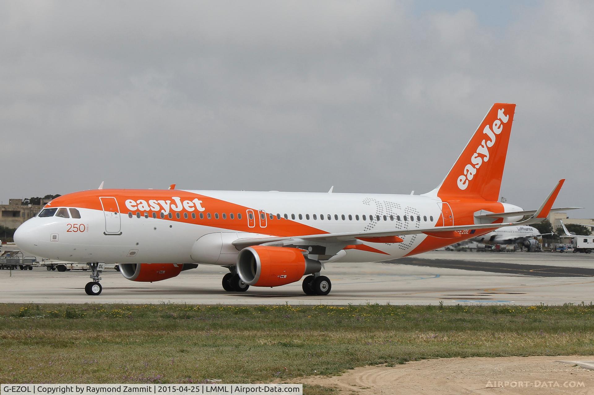 G-EZOL, 2015 Airbus A320-214 C/N 6572, A320 G-EZOL Aesyjet