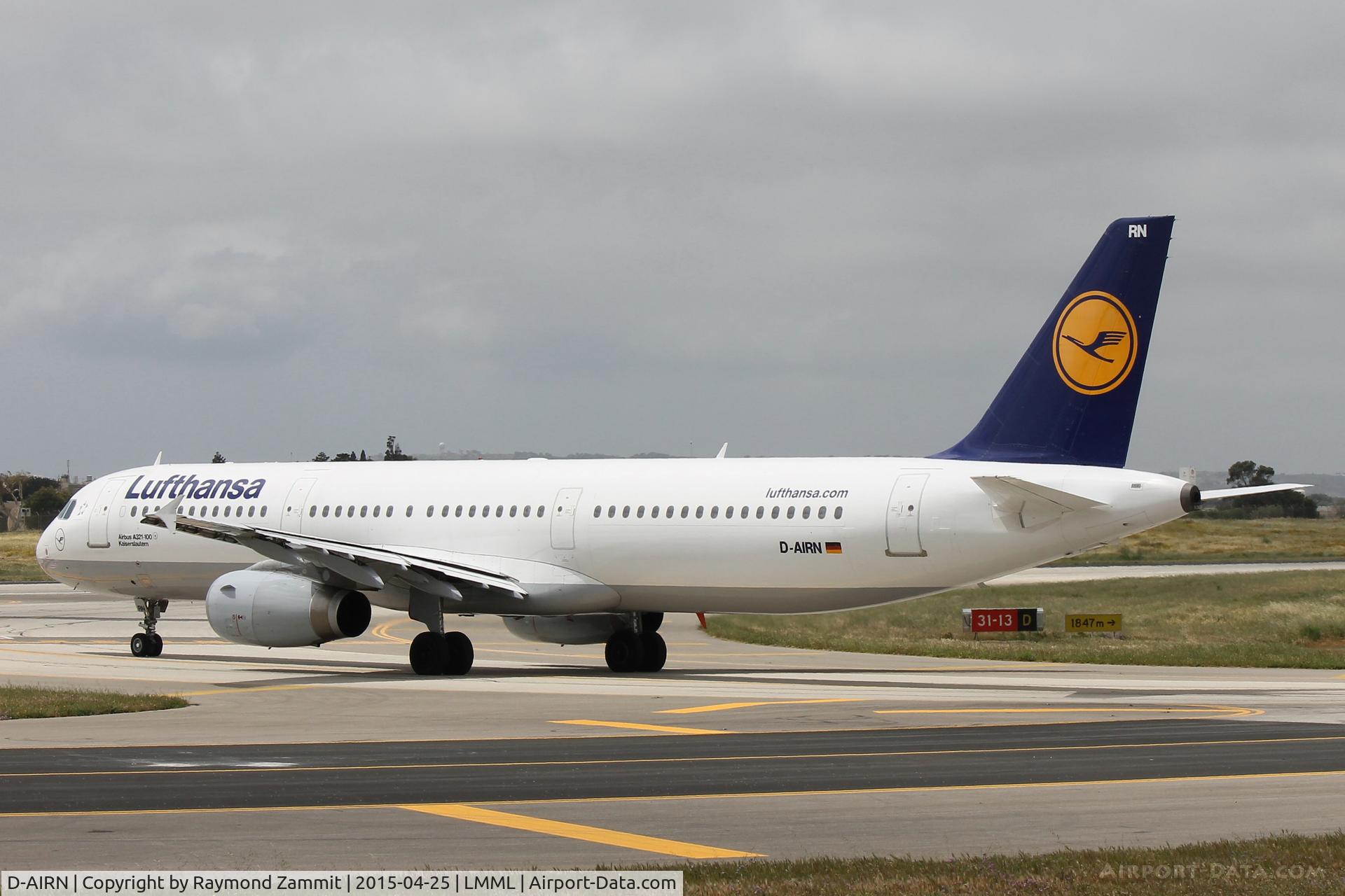 D-AIRN, 1995 Airbus A321-131 C/N 0560, A321 D-AIRN Lufthansa