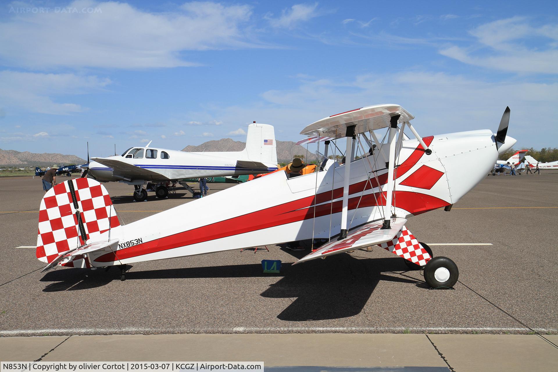 N853N, 1946 Bucker Bu-131 Jungmann C/N 91, nice Bücker far away from Vaterland