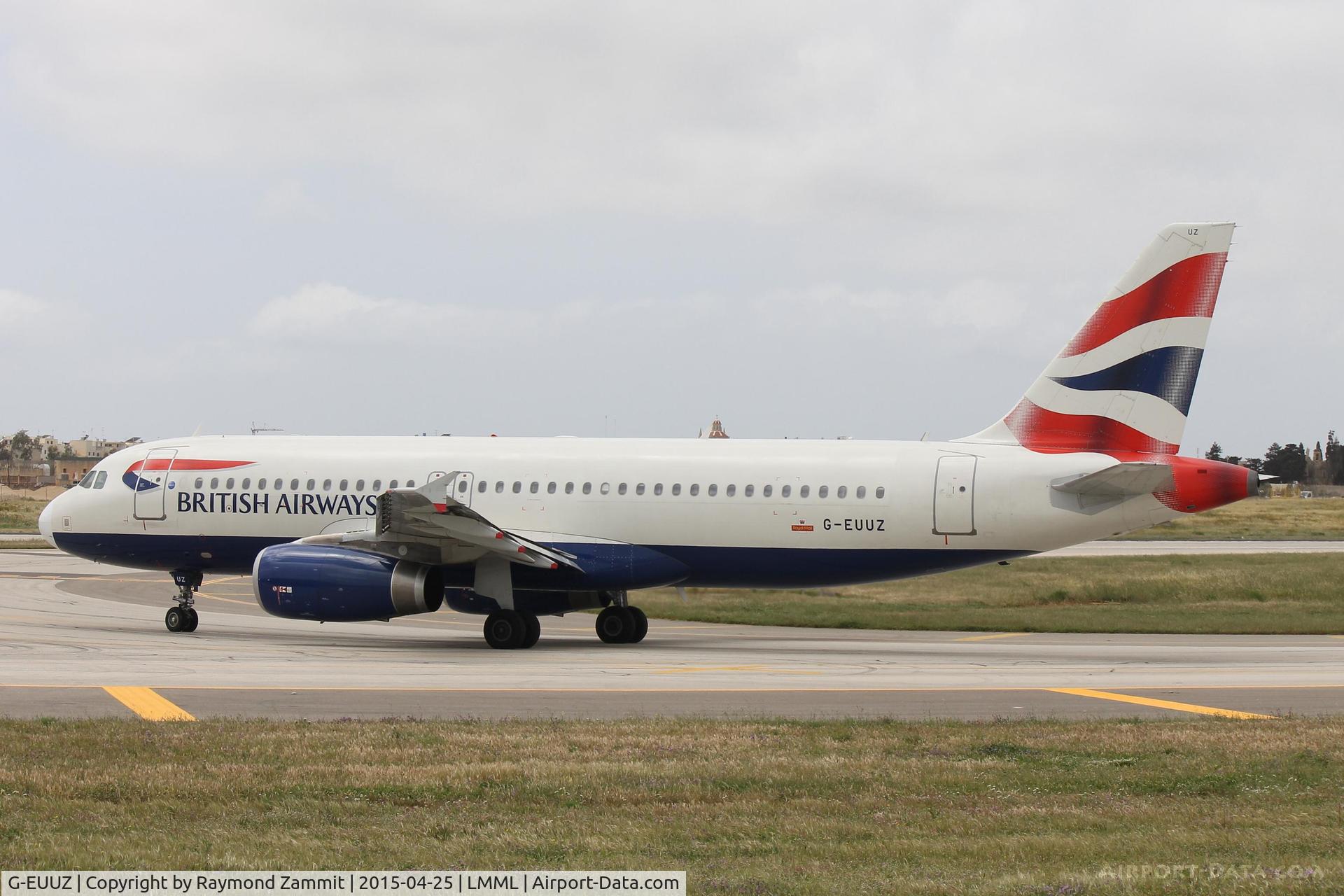 G-EUUZ, 2008 Airbus A320-232 C/N 3649, A320 G-EUUZ British Airways