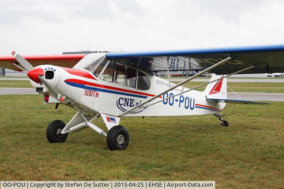 OO-POU, 1962 Piper PA-18-150 Super Cub C/N 18-7865, @ EHSE.