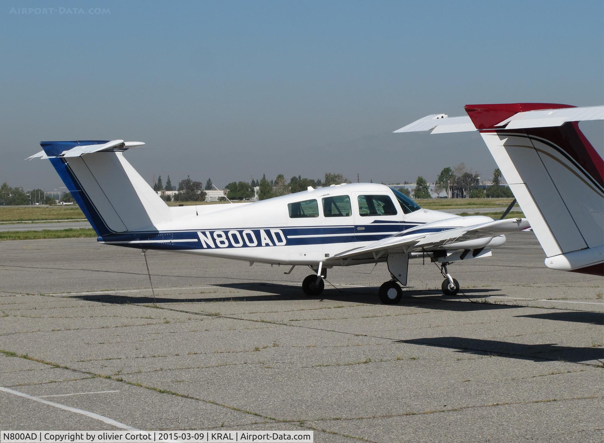 N800AD, 1978 Beech 76 Duchess C/N ME-96, Riverside airport