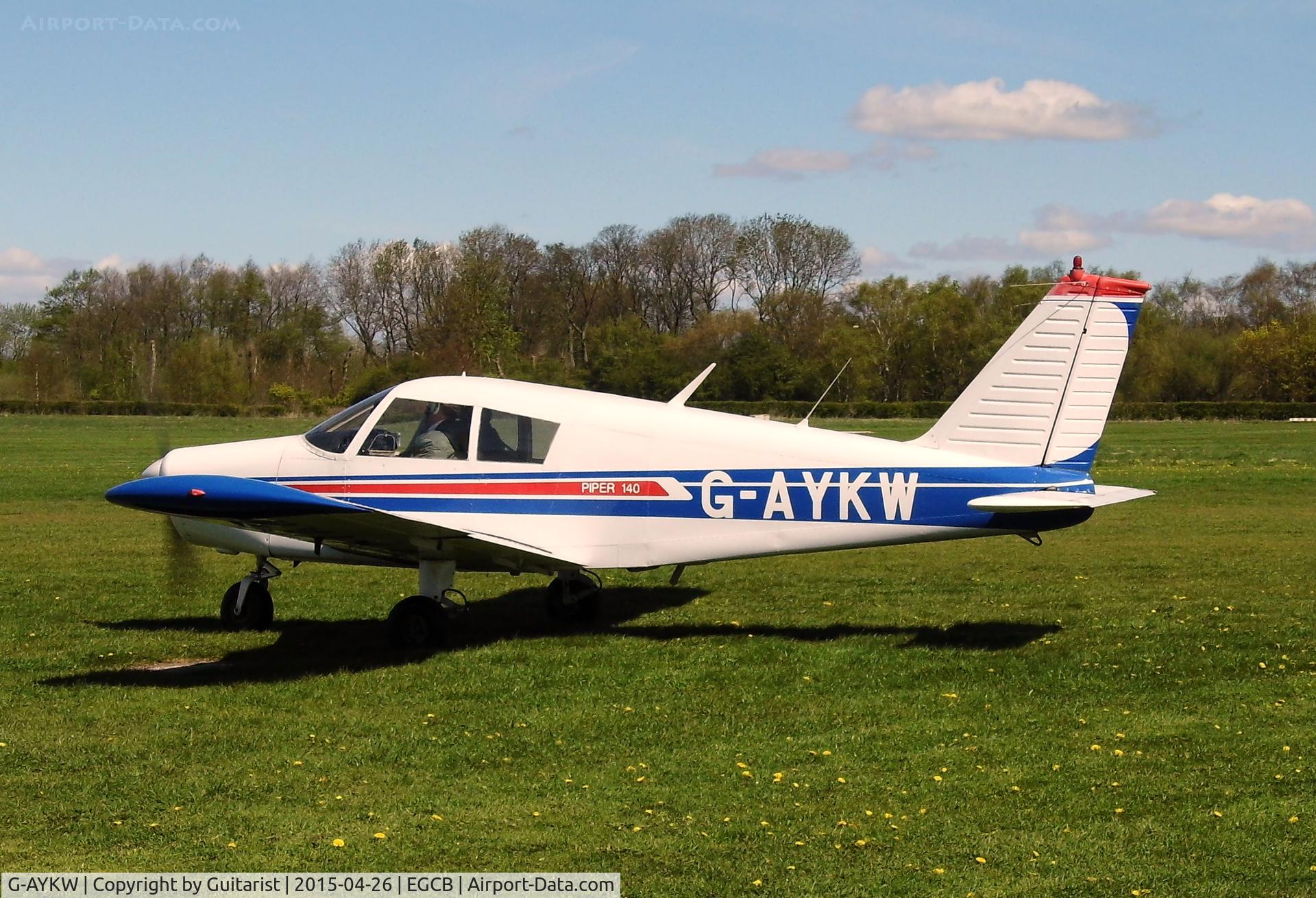 G-AYKW, 1970 Piper PA-28-140 Cherokee C/N 28-26931, City Airport Manchester