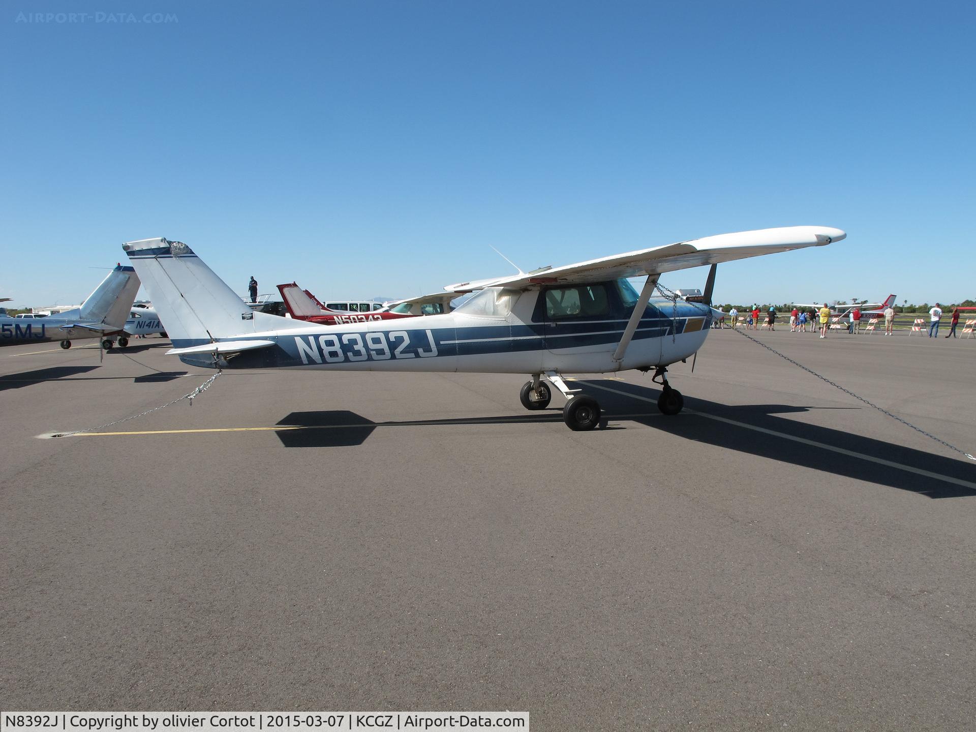 N8392J, 1967 Cessna 150G C/N 15066292, cactus fly in