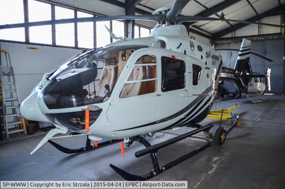 SP-WWW, Eurocopter EC-135P-2+ C/N 0684, Standing in the Husair hangar.