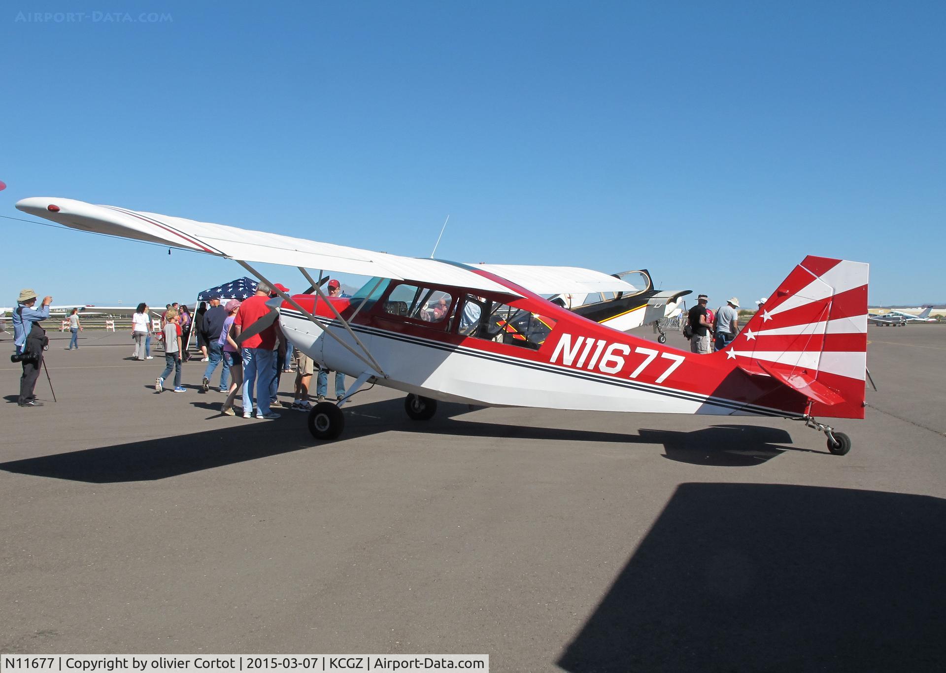 N11677, 1972 Bellanca 7KCAB Citabria C/N 306-72, cactus fly in