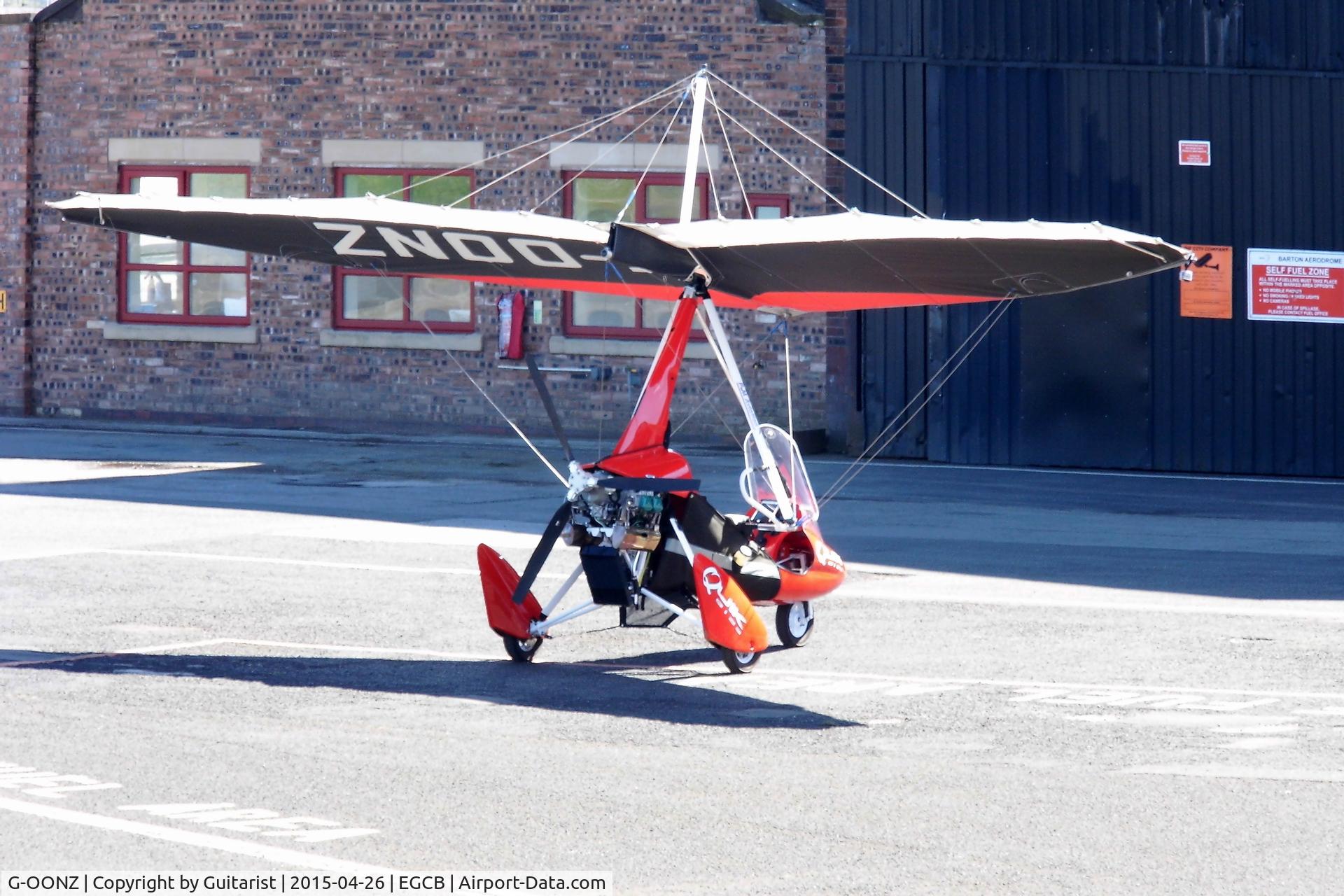 G-OONZ, P&M Aviation Quik Quantum C/N 8539, City Airport Manchester