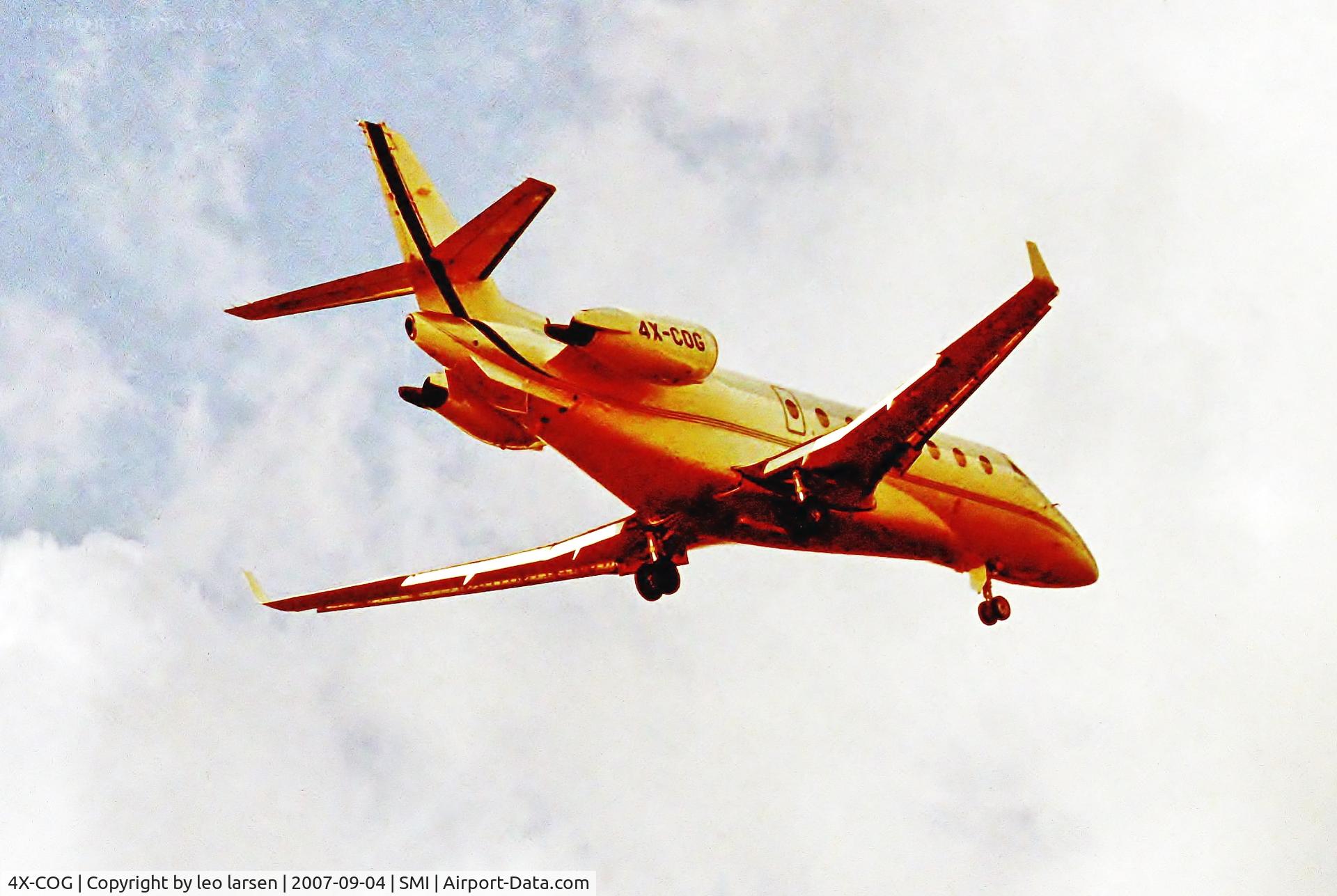 4X-COG, 2000 Israel Aircraft Industries IAI-1126 Galaxy C/N 018, Samos Greece 4.9.07