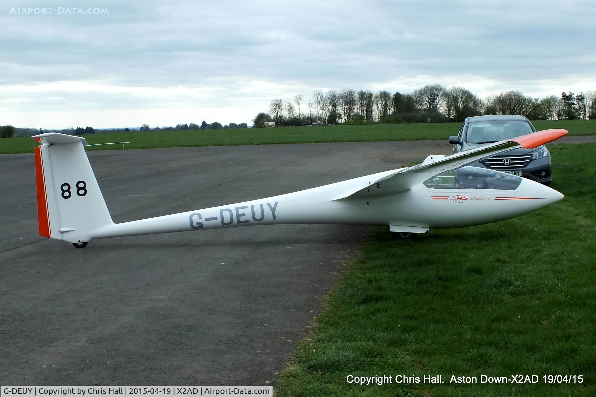 G-DEUY, 1984 Schleicher ASW-20BL C/N 20645, at Aston Down
