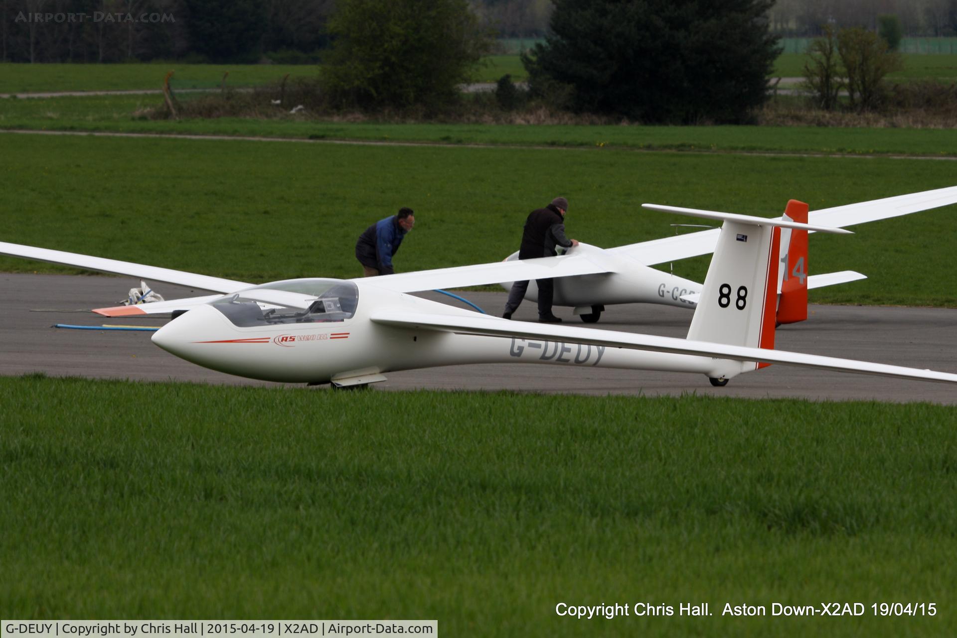 G-DEUY, 1984 Schleicher ASW-20BL C/N 20645, at Aston Down