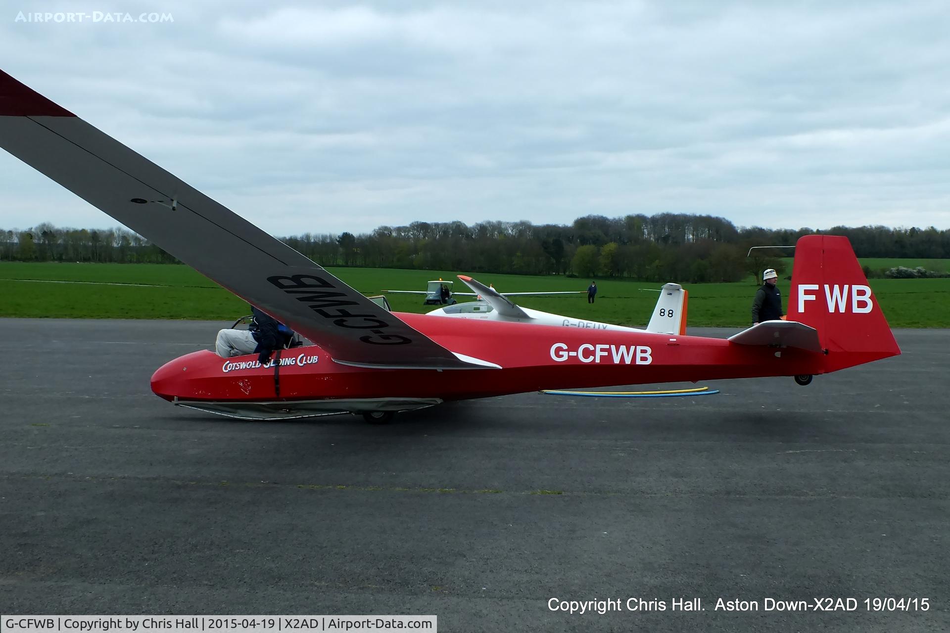 G-CFWB, 1970 Schleicher ASK-13 C/N 13224, at Aston Down