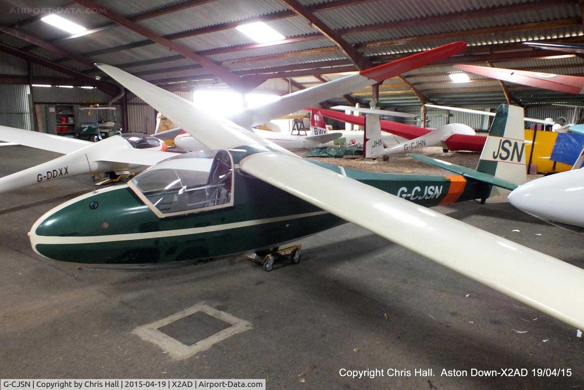 G-CJSN, 1972 Schleicher K-8B C/N 8916, at Aston Down